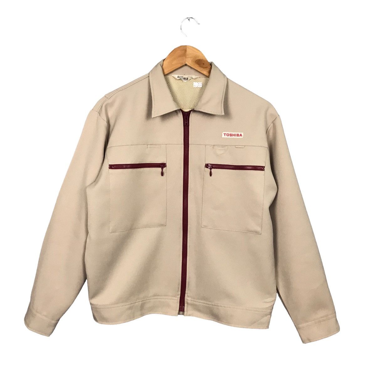 Vintage Toshiba Uniform work Japanese jacket