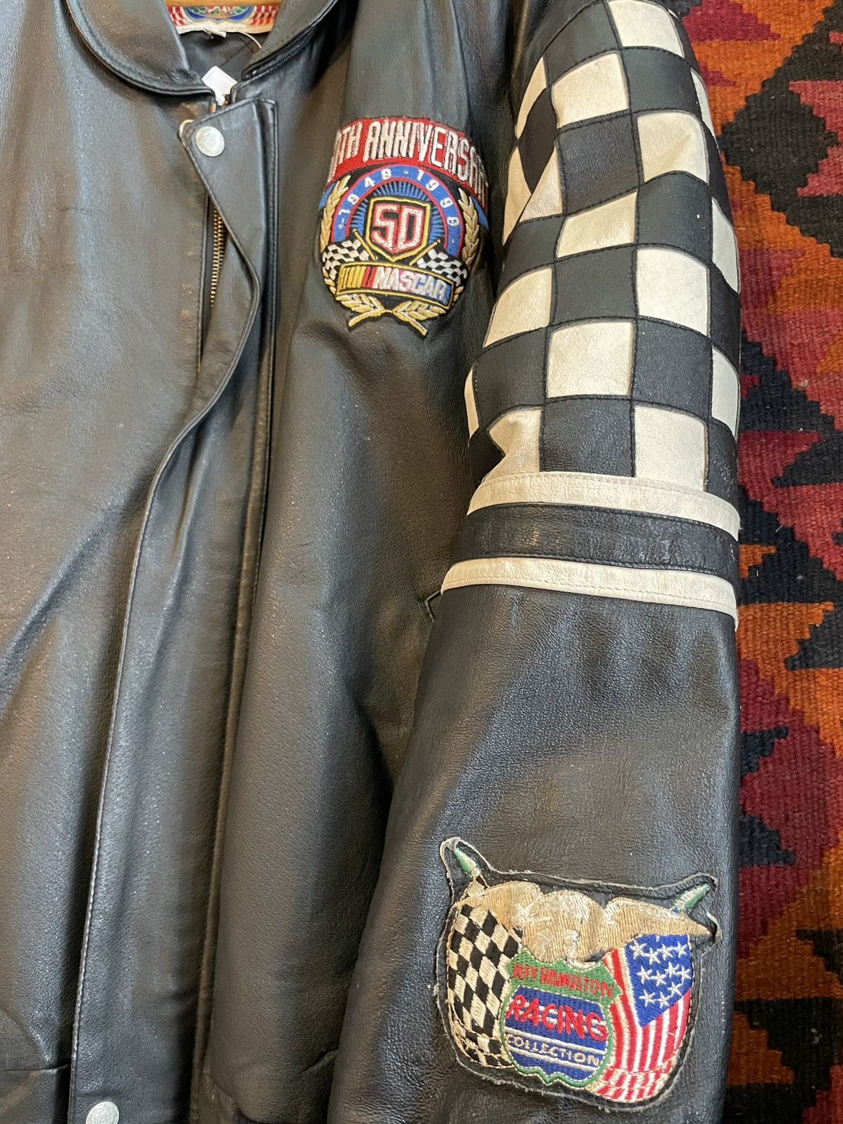 Jeff Hamilton 1999 NASCAR 50th Anniversary Jeff Hamilton Jacket Vintage Size US XL / EU 56 / 4 - 3 Thumbnail