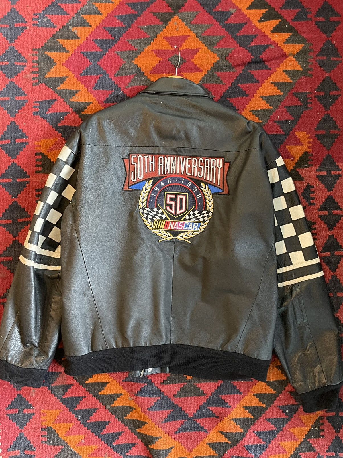Jeff Hamilton 1999 NASCAR 50th Anniversary Jeff Hamilton Jacket Vintage Size US XL / EU 56 / 4 - 2 Thumbnail