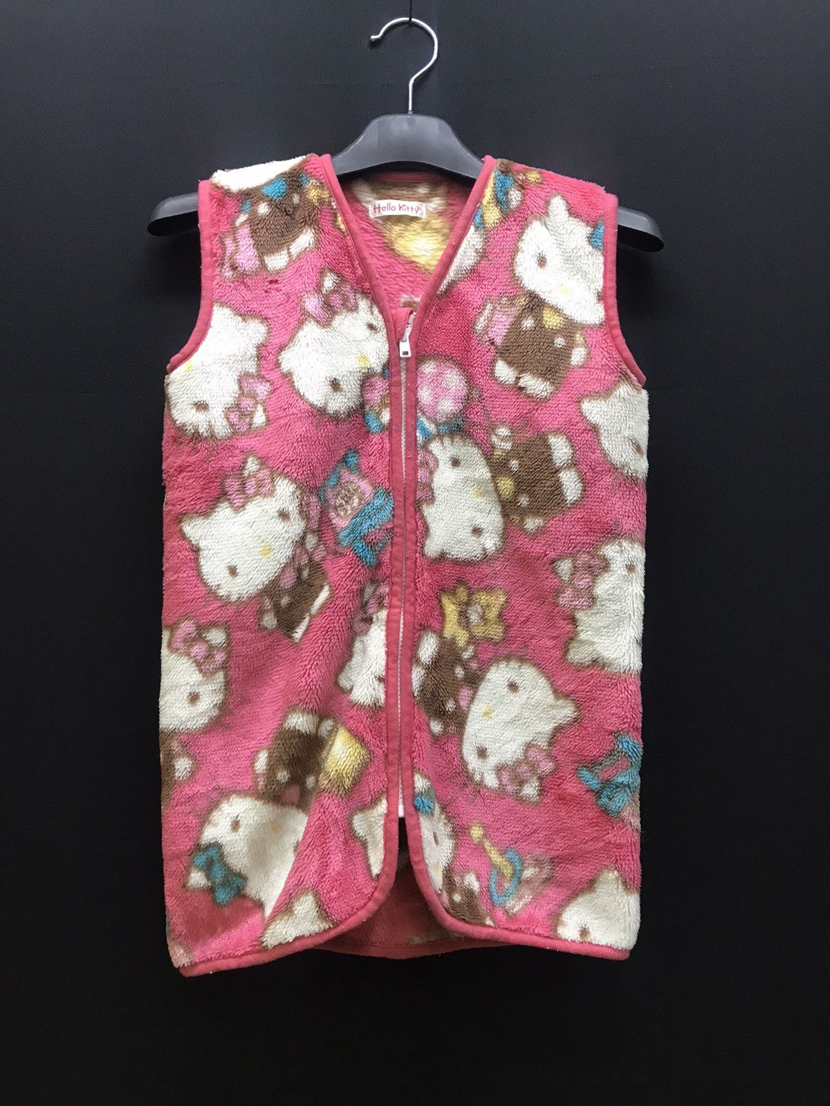 Cartoon Network Hello Kitty Fleece Vest – Cute & Cozy Streetwear Piece! Size US XS / EU 42 / 0 - 1 Thumbnail