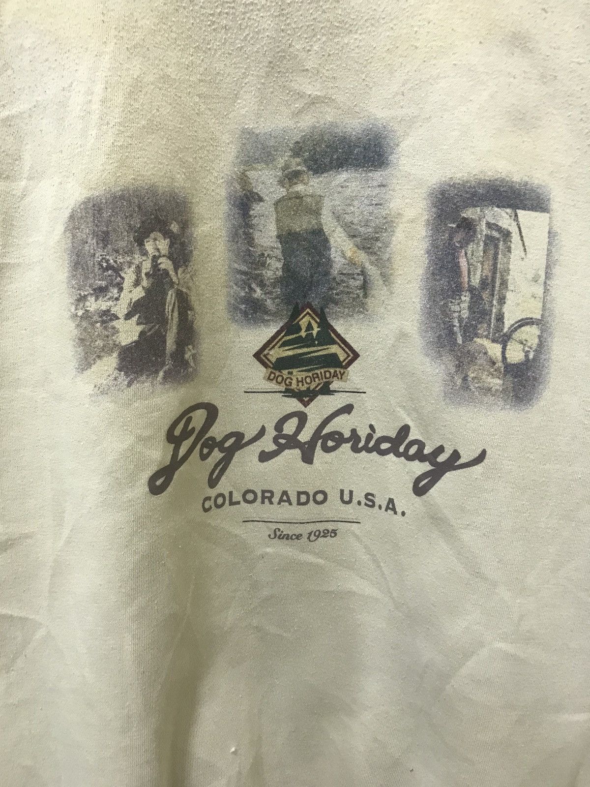 Vintage Vintage 90s Dog Horiday Big Printed USA Sweatshirt Size US XL / EU 56 / 4 - 3 Thumbnail