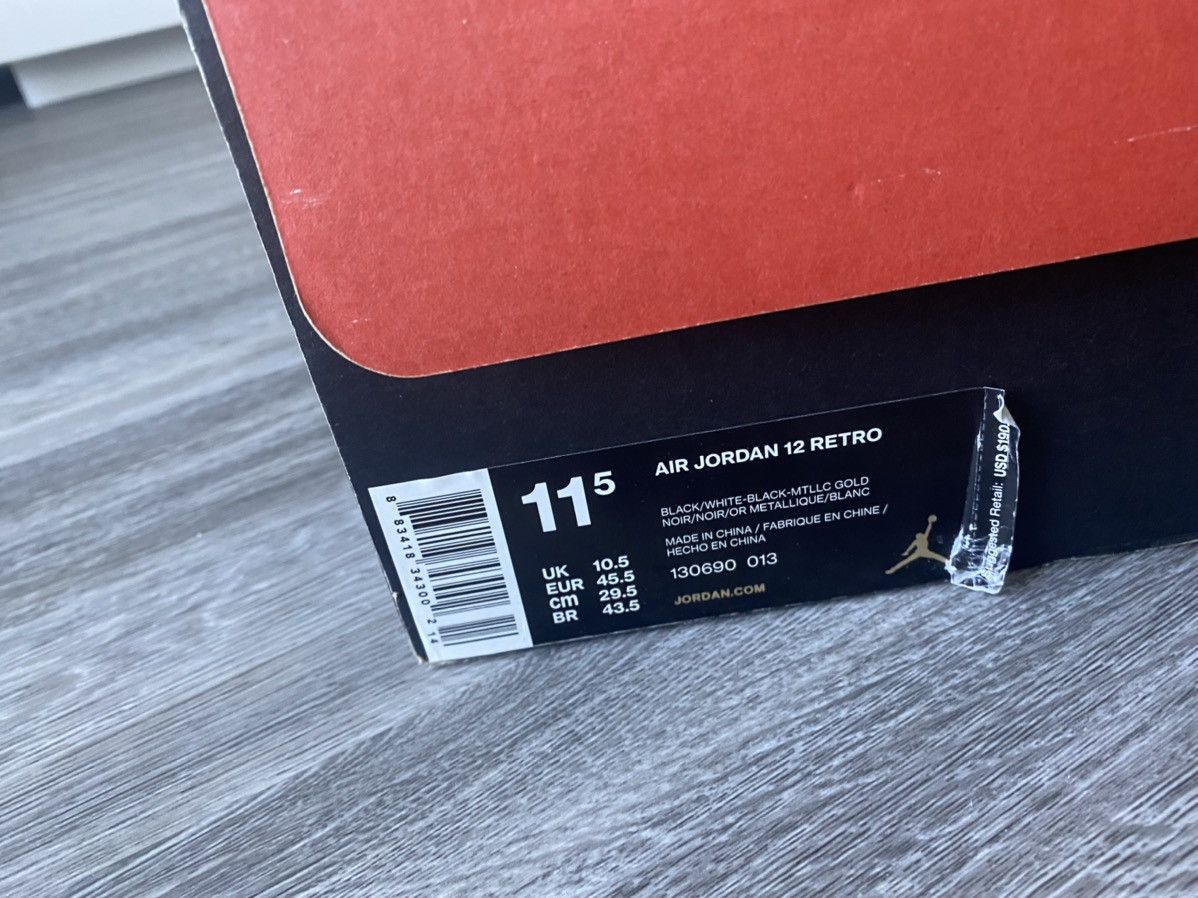 Jordan Brand Jordan 12 Retro The Master Size US 11.5 / EU 44-45 - 8 Thumbnail