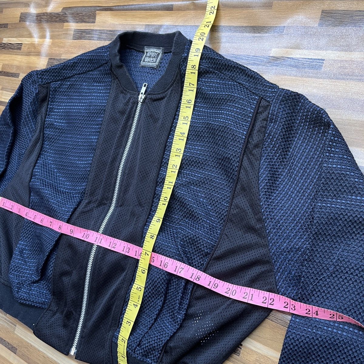 Stussy × Vintage Stussy Women Mesh Jacket Vintage Japan Streetwear Size M / US 6-8 / IT 42-44 - 2 Thumbnail