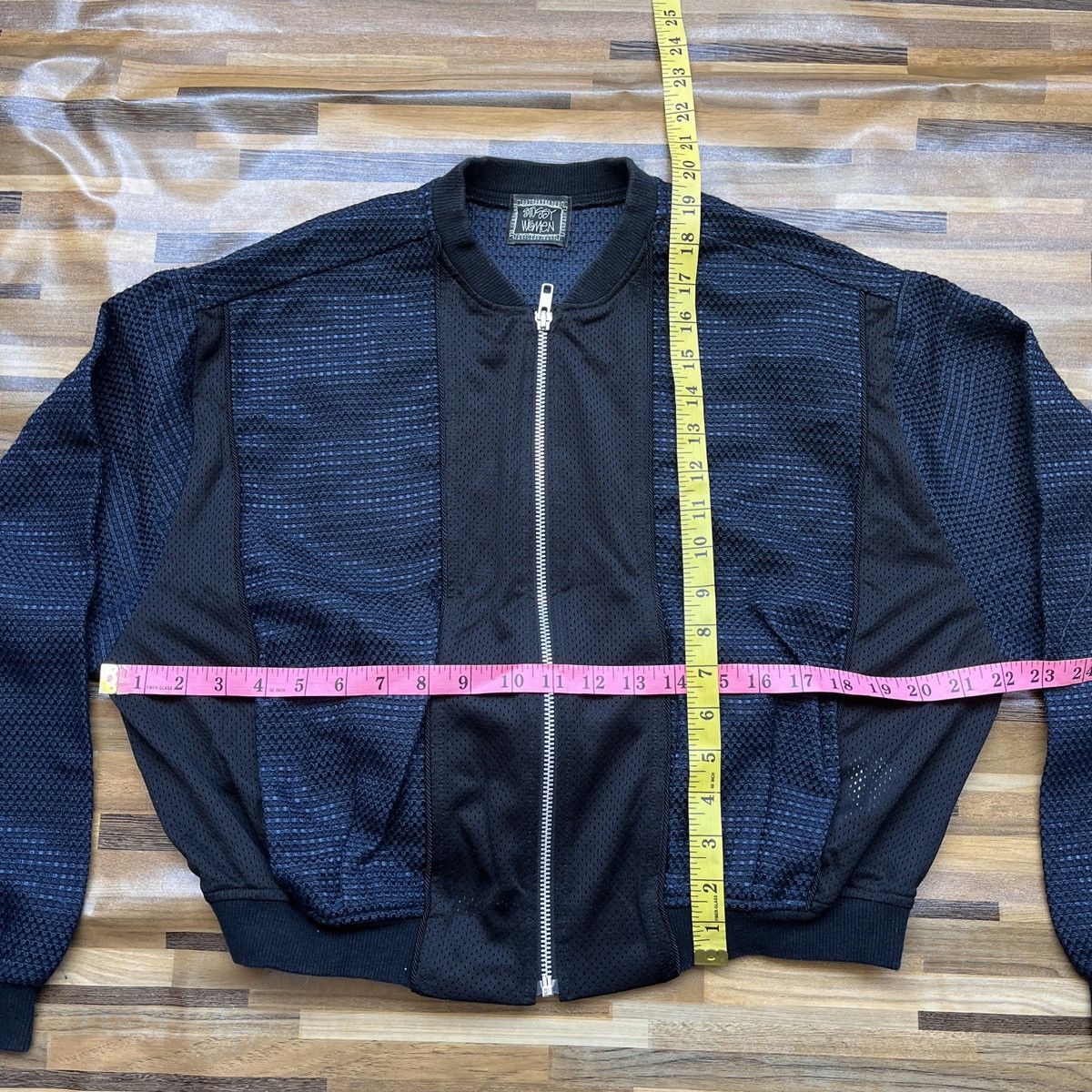 Stussy × Vintage Stussy Women Mesh Jacket Vintage Japan Streetwear Size M / US 6-8 / IT 42-44 - 3 Thumbnail
