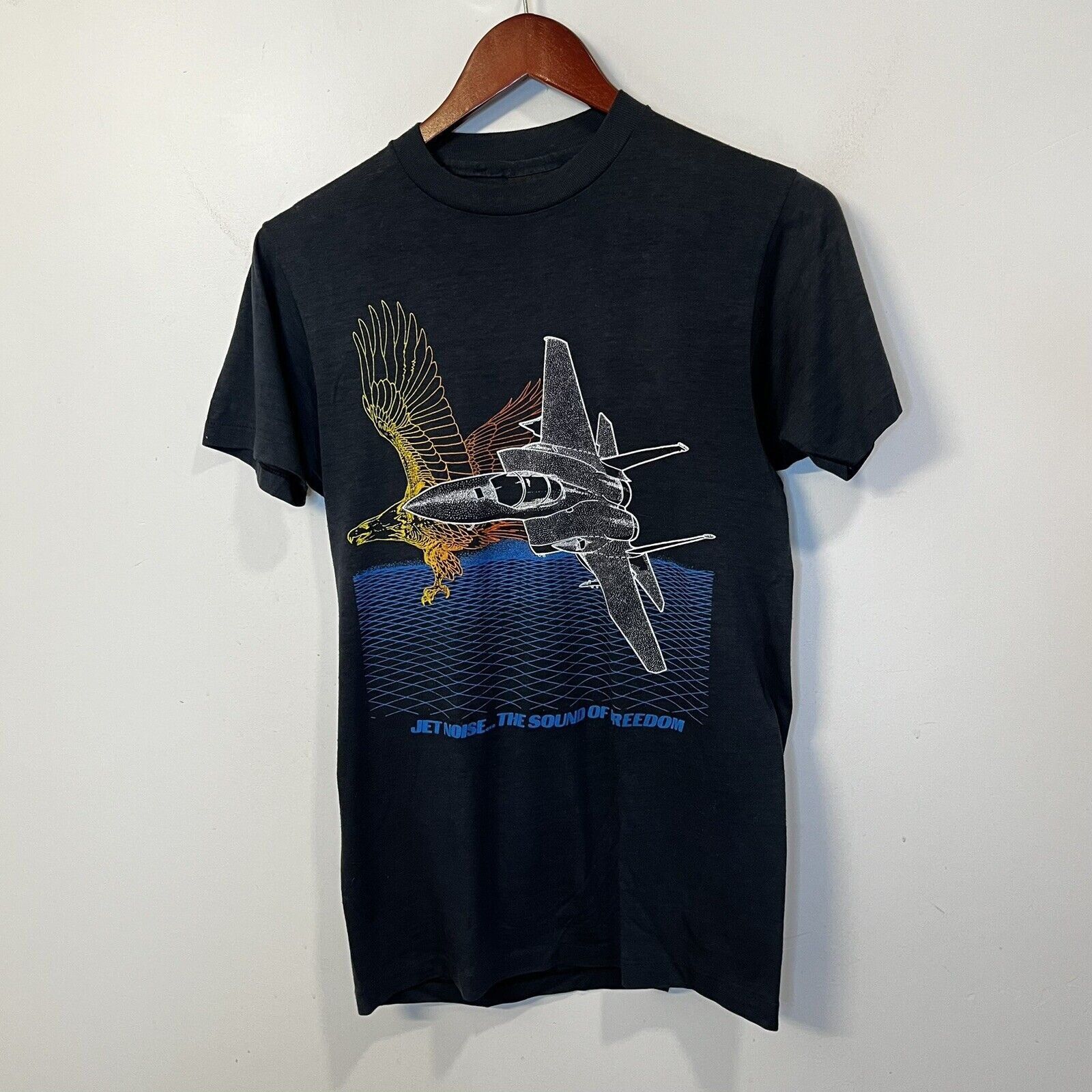 Vintage Vintage 1990 Blackbird F-15 Eagle Fighter Jet T-Shirt | Grailed