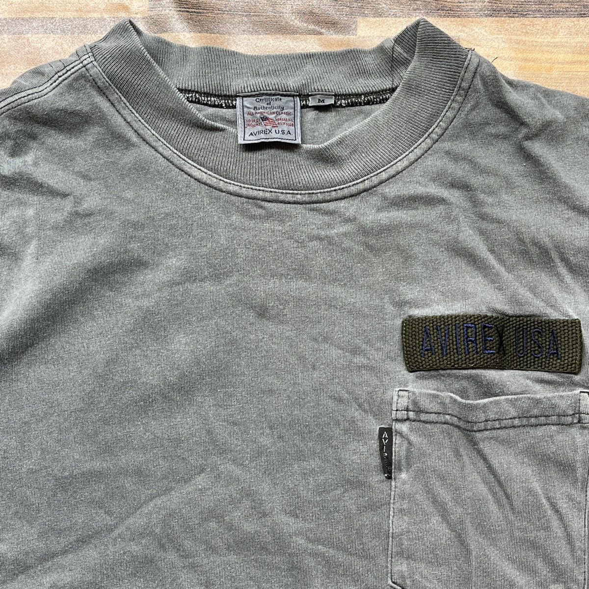 Avirex × Vintage Vintage Rare Avirex USA Tactical TShirt Side Pockets Size US M / EU 48-50 / 2 - 5 Thumbnail