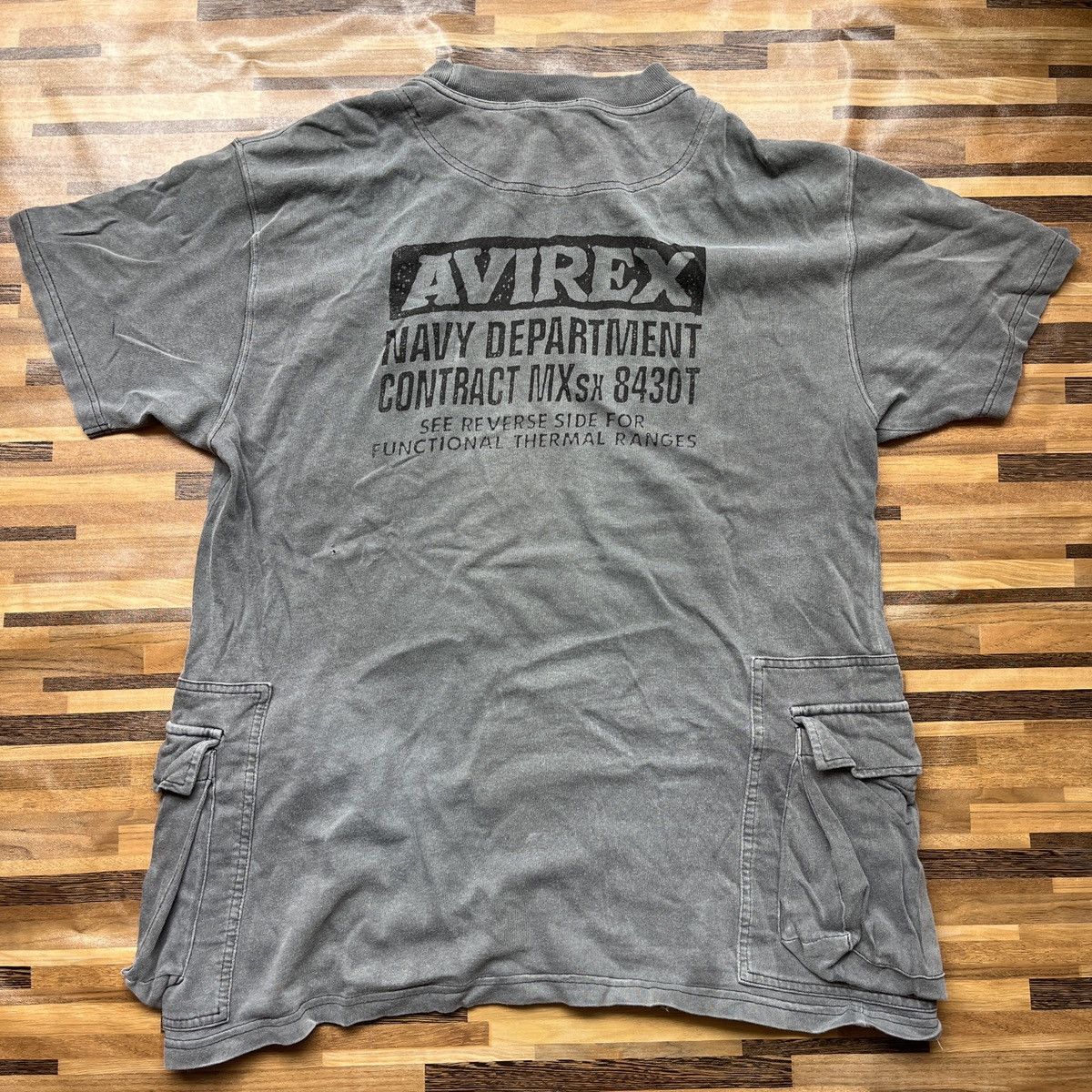 Avirex × Vintage Vintage Rare Avirex USA Tactical TShirt Side Pockets Size US M / EU 48-50 / 2 - 16 Thumbnail