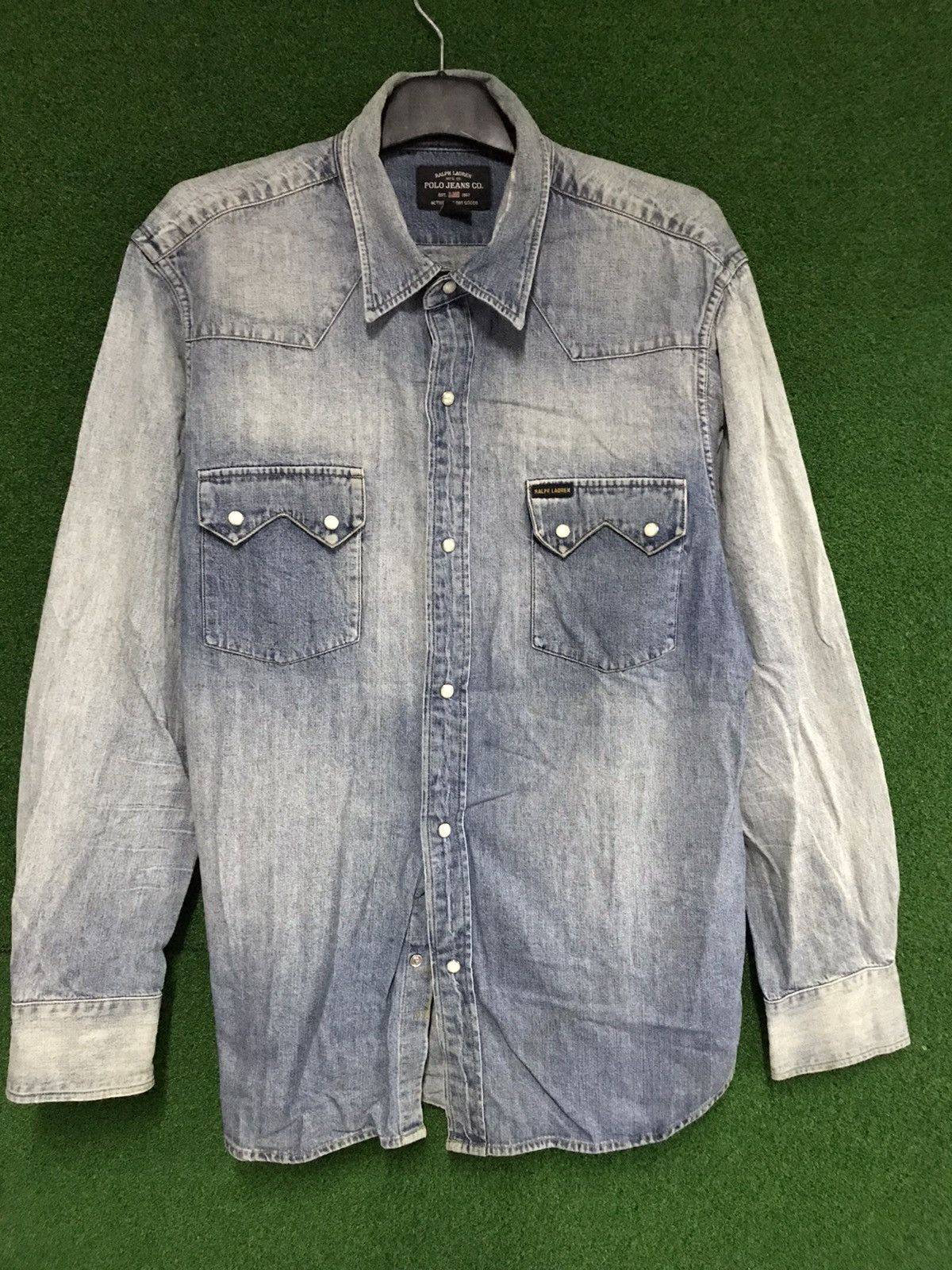 Polo Ralph Lauren 🔥 Polo Ralph Lauren Denim Shirt – Classic American Icon Size US M / EU 48-50 / 2 - 1 Thumbnail