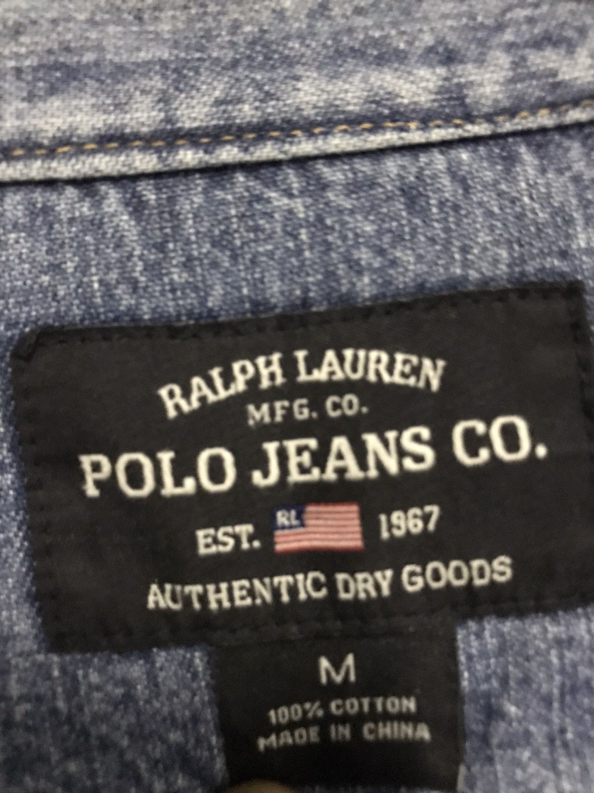 Polo Ralph Lauren 🔥 Polo Ralph Lauren Denim Shirt – Classic American Icon Size US M / EU 48-50 / 2 - 7 Thumbnail