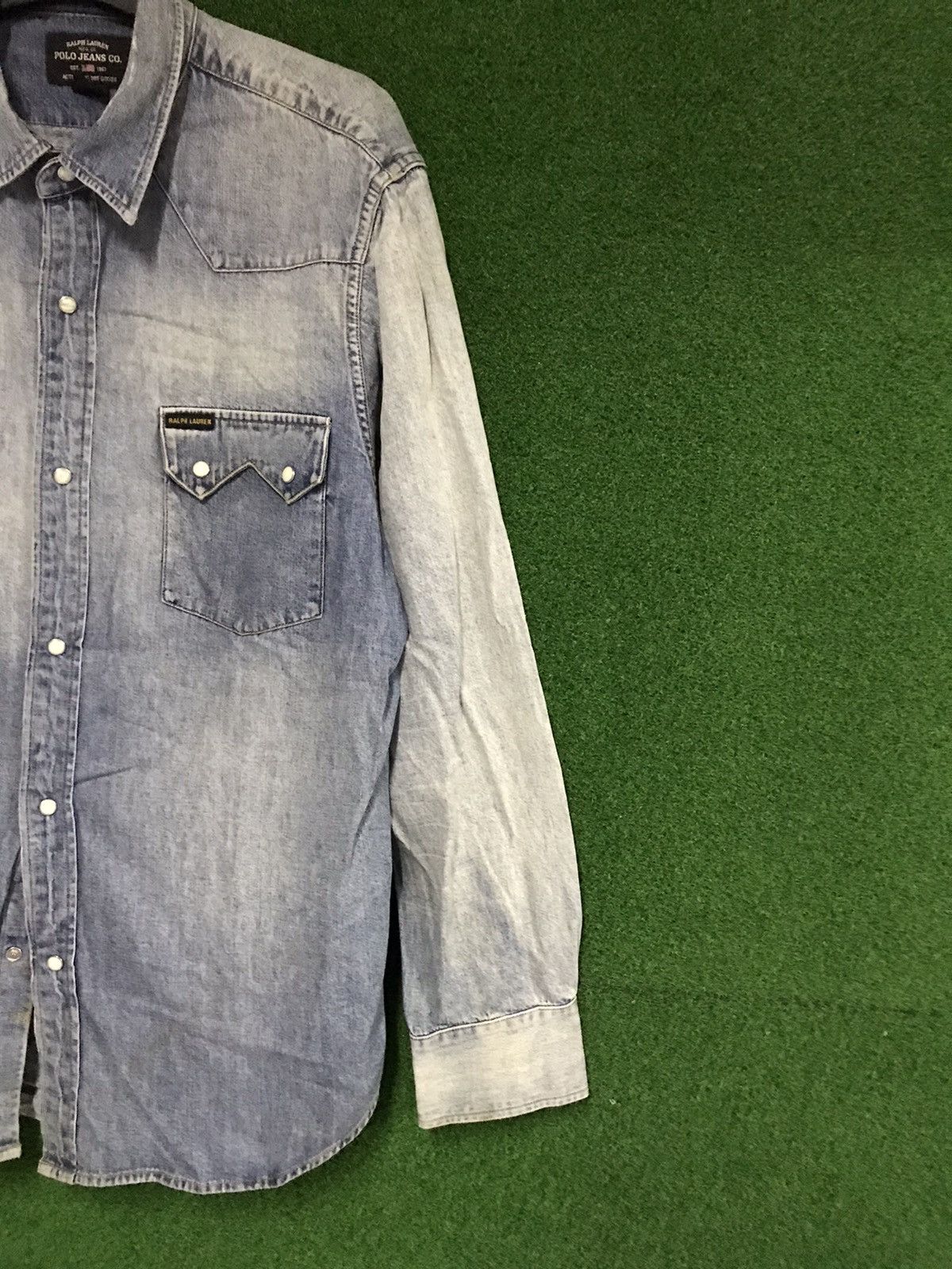 Polo Ralph Lauren 🔥 Polo Ralph Lauren Denim Shirt – Classic American Icon Size US M / EU 48-50 / 2 - 2 Thumbnail