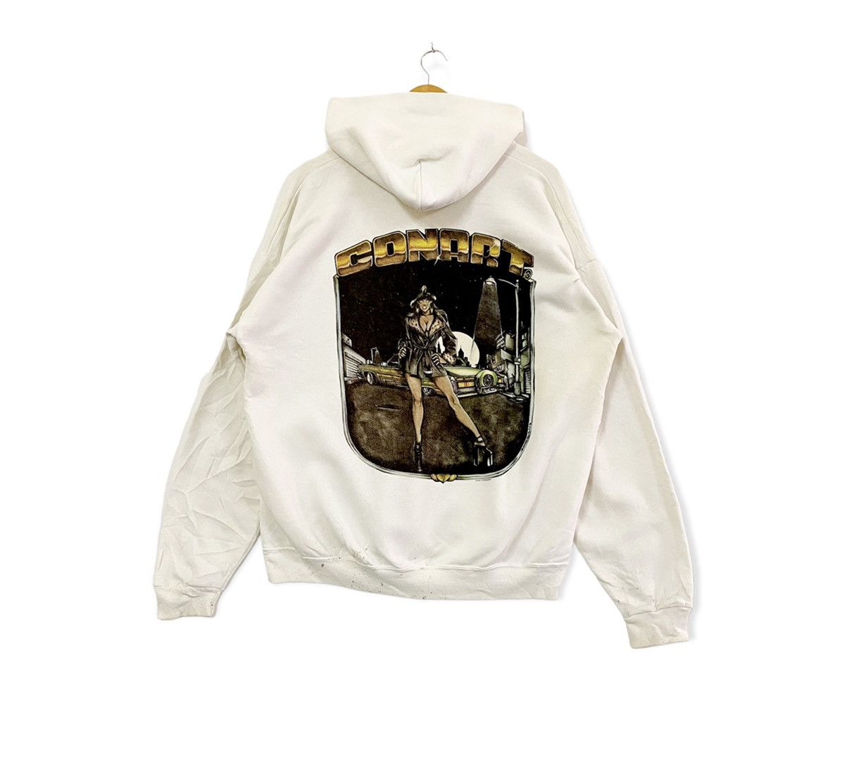 Rap Tees vintage 1993 CONART rare design promo hoodie Size US XL / EU 56 / 4 - 1 Thumbnail
