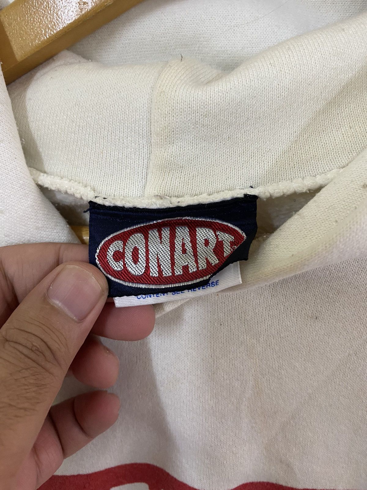 Rap Tees vintage 1993 CONART rare design promo hoodie Size US XL / EU 56 / 4 - 11 Thumbnail