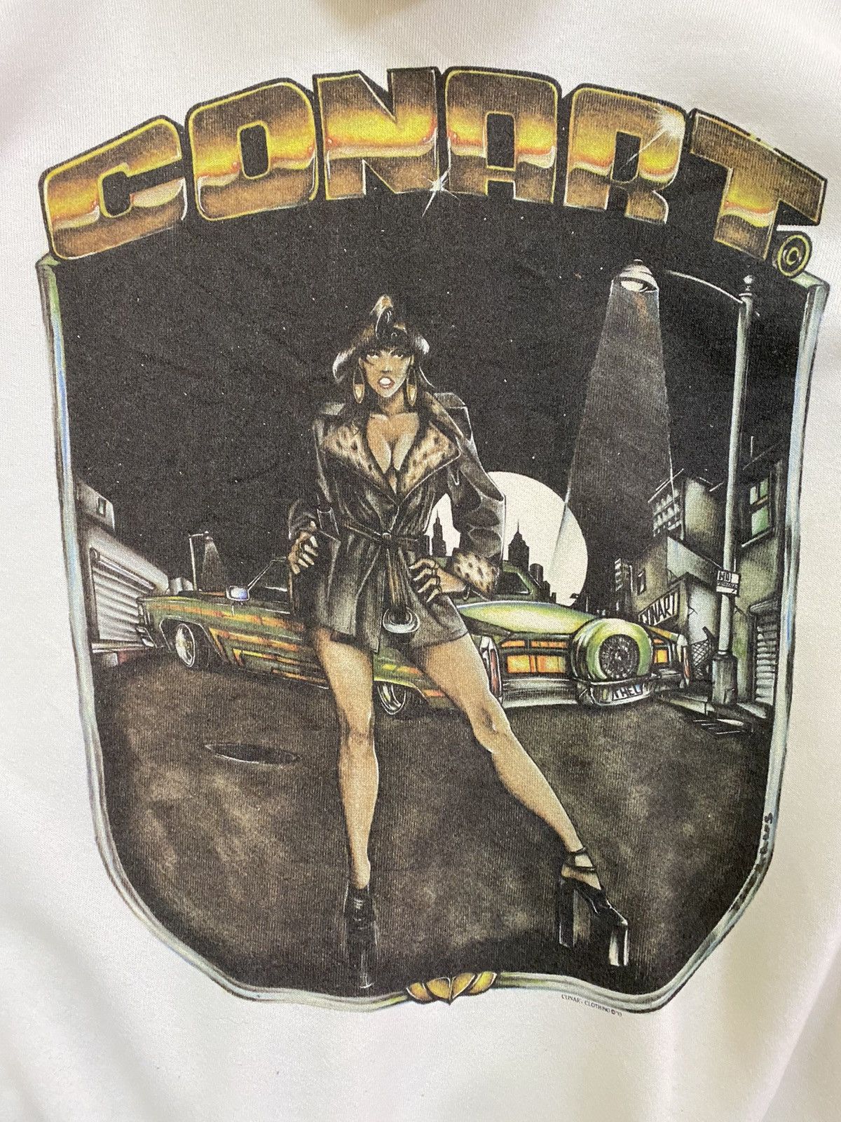 Rap Tees vintage 1993 CONART rare design promo hoodie Size US XL / EU 56 / 4 - 3 Thumbnail