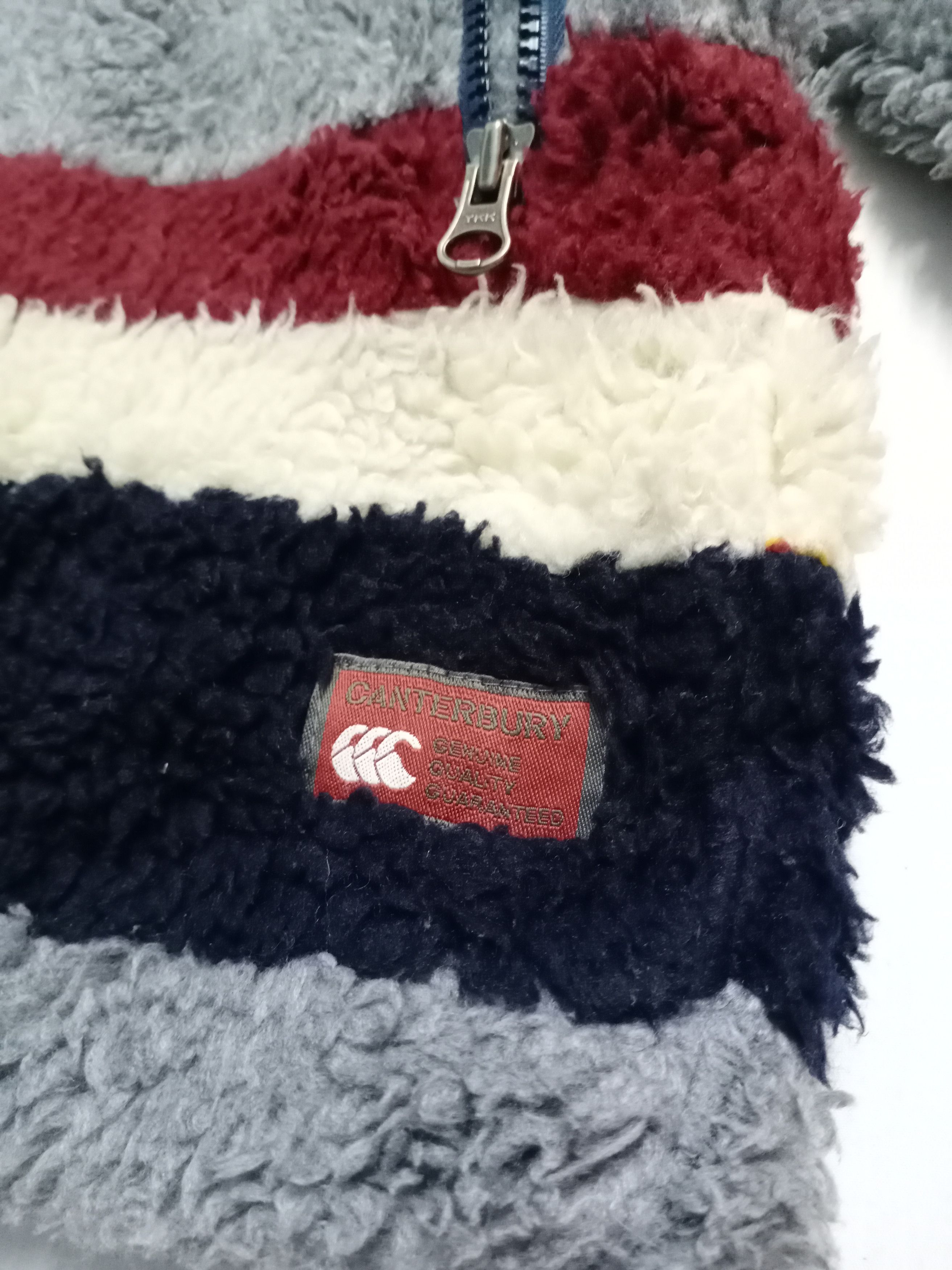 Canterbury of New Zealand × Vintage Rare! Vintage Canterbury Sherpa Fleece mohair Jacket Size US M / EU 48-50 / 2 - 4 Thumbnail