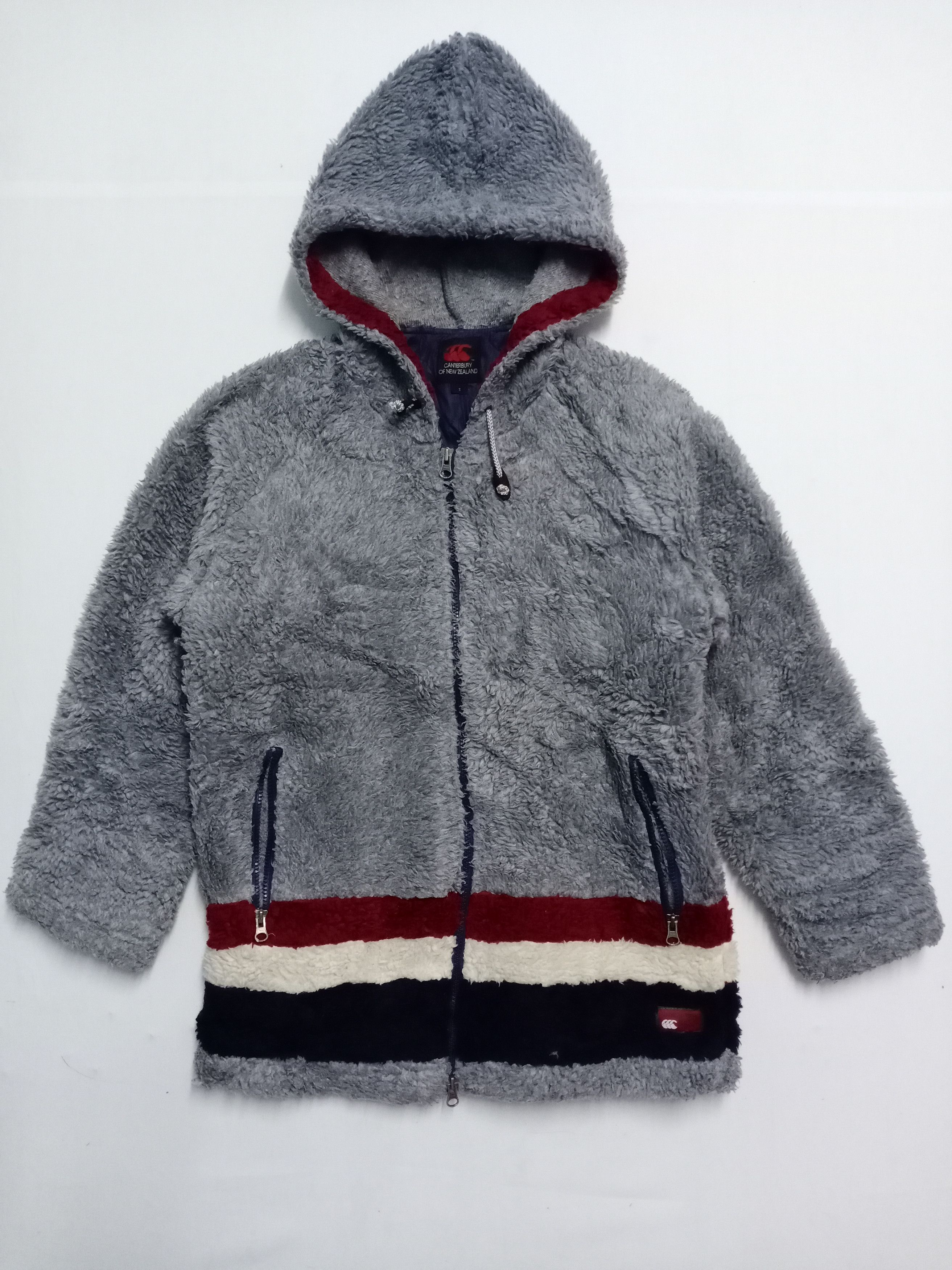 Canterbury of New Zealand × Vintage Rare! Vintage Canterbury Sherpa Fleece mohair Jacket Size US M / EU 48-50 / 2 - 1 Thumbnail