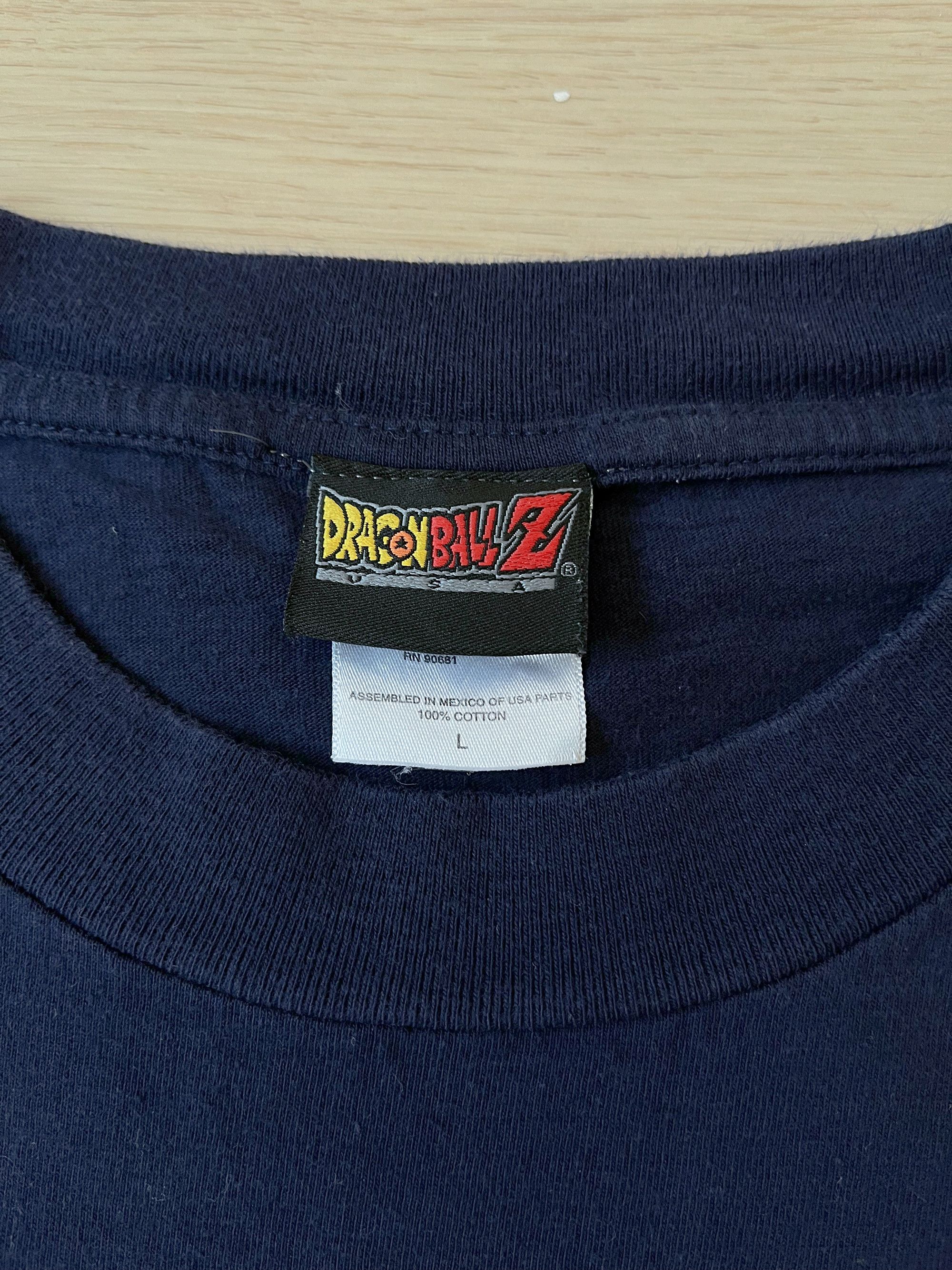 T-shirt Vintage Dragon Ball Z 1997 - Licence Officielle - Couleur Navy - Taille M - Occasion Bon état (8/10)