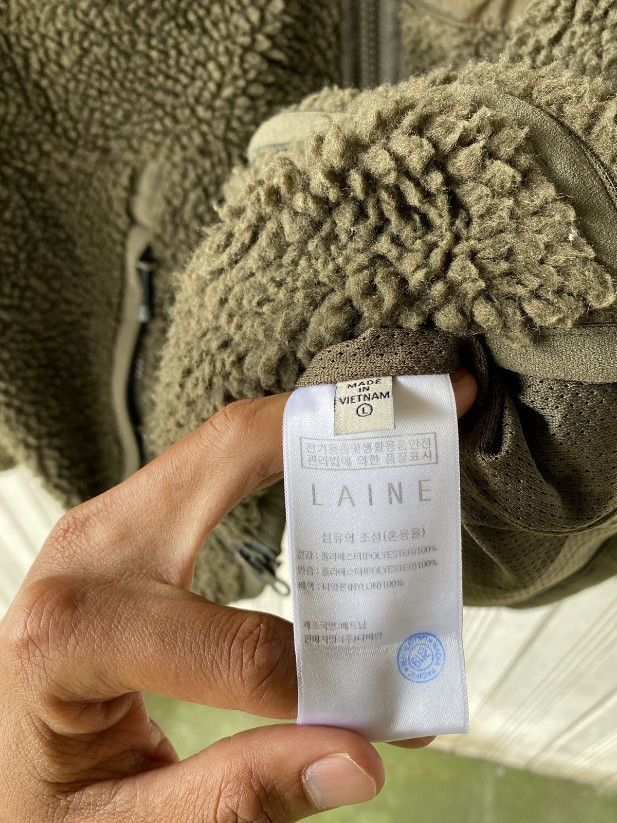 Japanese Brand × Vintage Vintage Laine Fleece Jacket Size US L / EU 52-54 / 3 - 9 Thumbnail