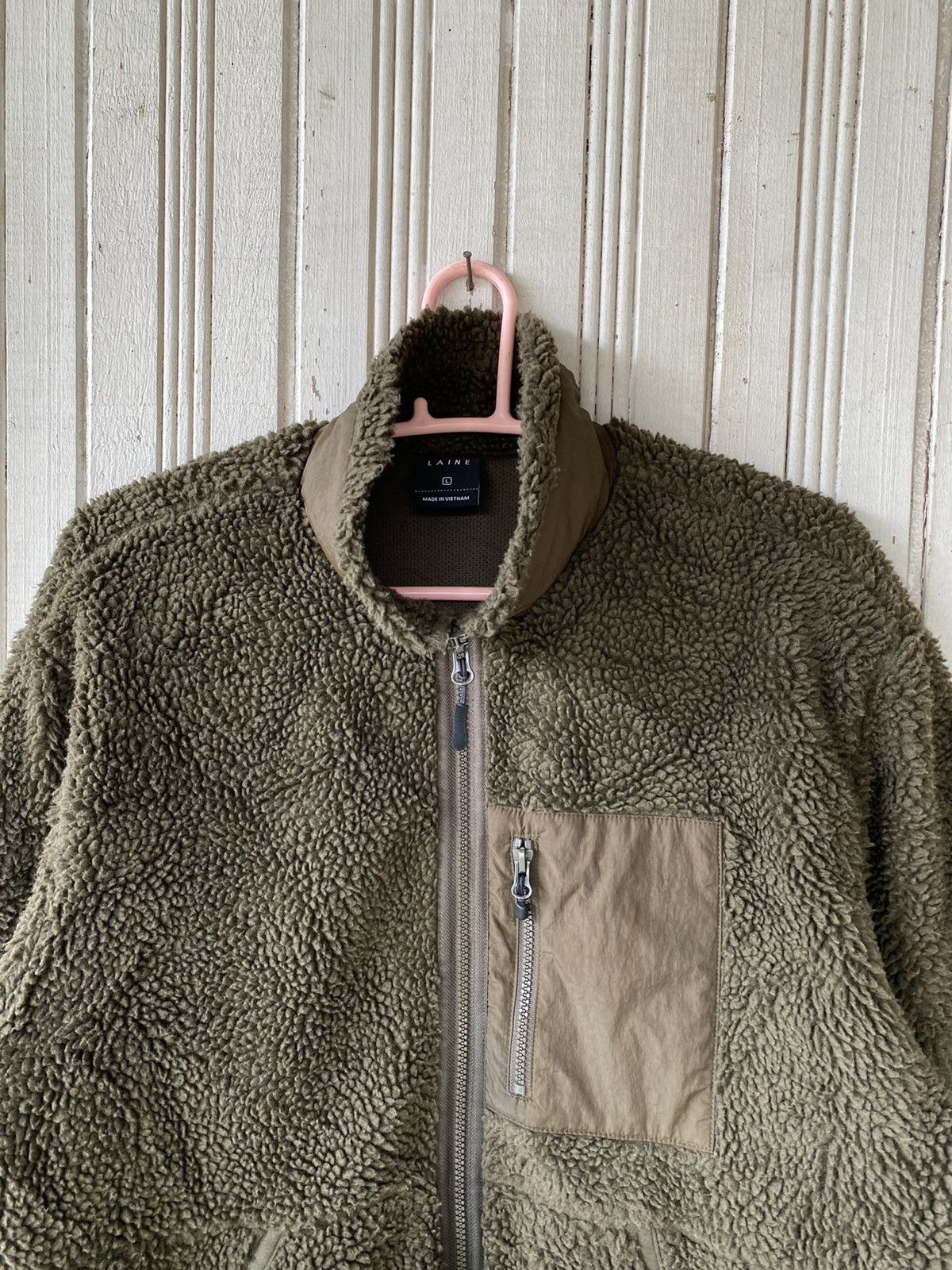Japanese Brand × Vintage Vintage Laine Fleece Jacket Size US L / EU 52-54 / 3 - 5 Thumbnail