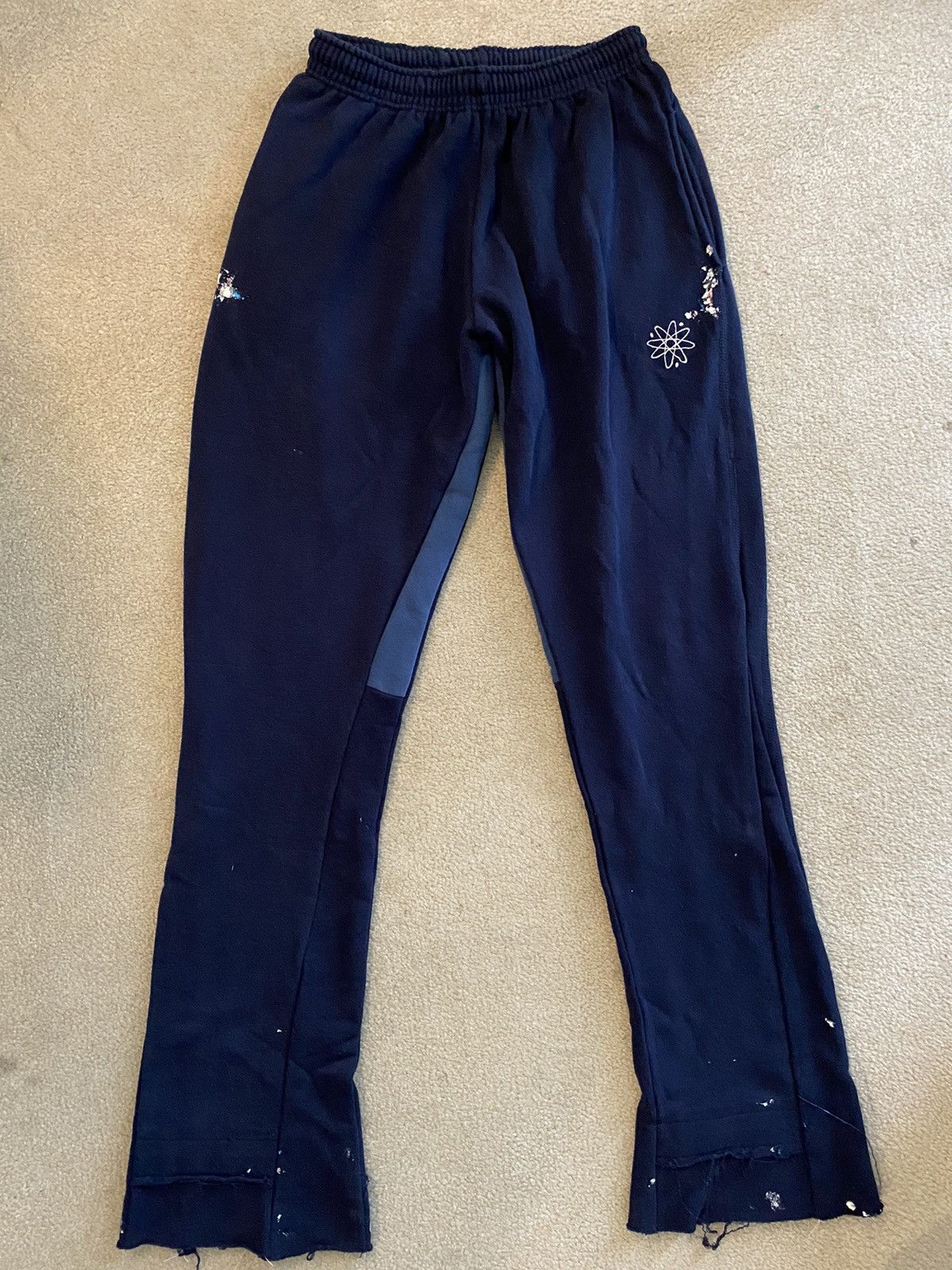 Custom Jeanius Bar Atelier Flared Sweats | Grailed