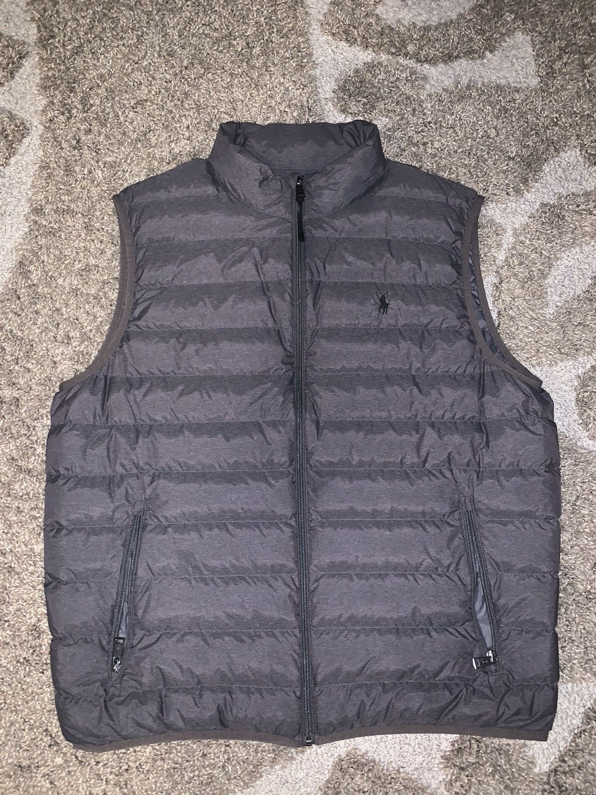 Mens Polo Puffer Vest