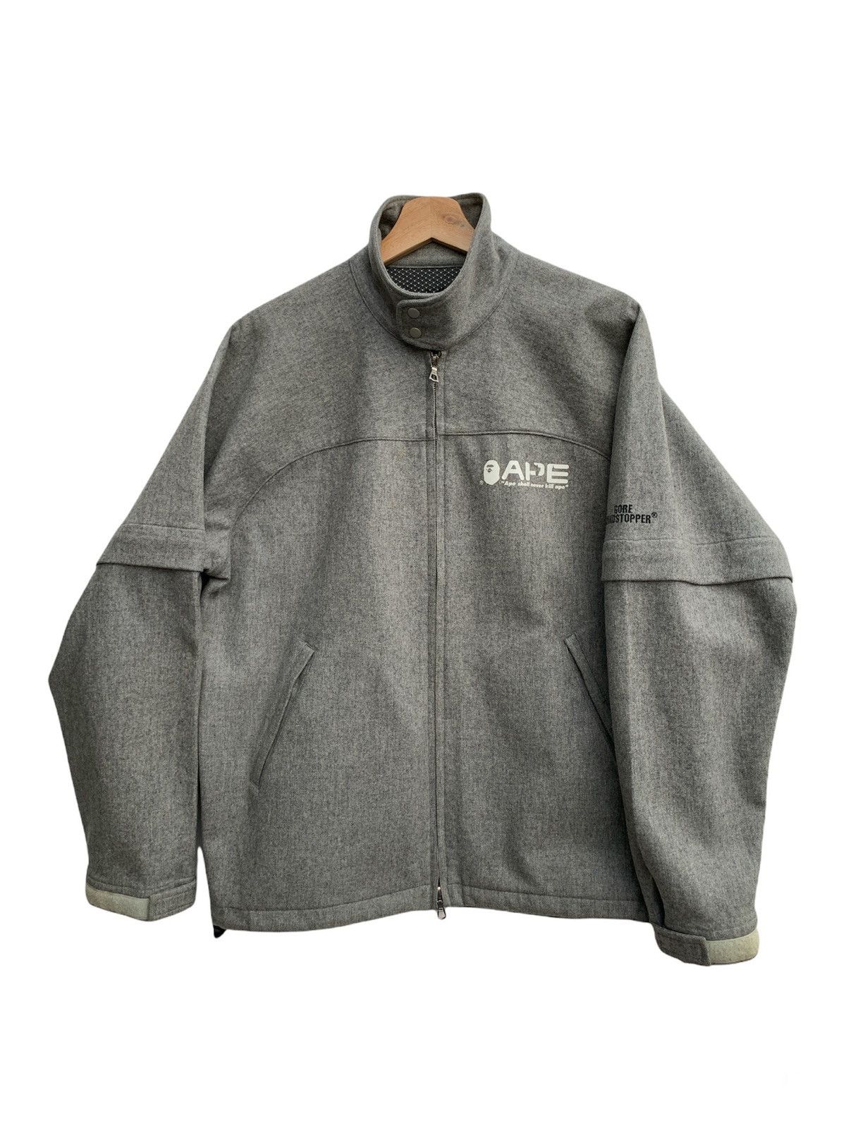 Bape 🔥Bathing Ape Gore Windstopper 2in1 Wool Jacket Size US M / EU 48-50 / 2 - 3 Thumbnail