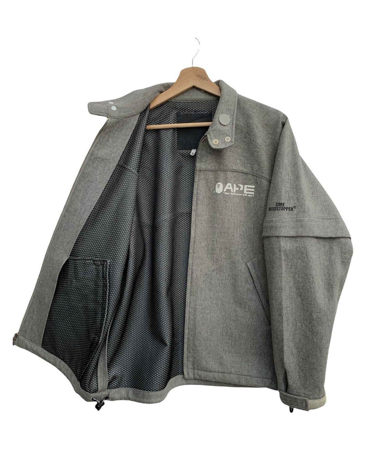 Bape 🔥Bathing Ape Gore Windstopper 2in1 Wool Jacket Size US M / EU 48-50 / 2 - 5 Thumbnail