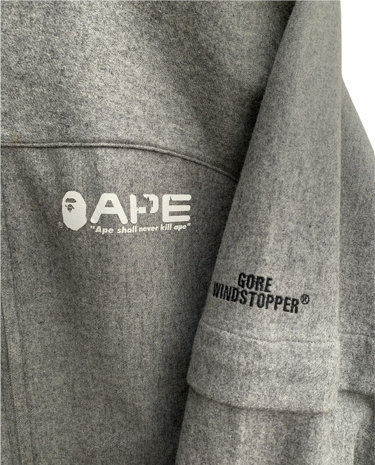 Bape 🔥Bathing Ape Gore Windstopper 2in1 Wool Jacket Size US M / EU 48-50 / 2 - 8 Thumbnail