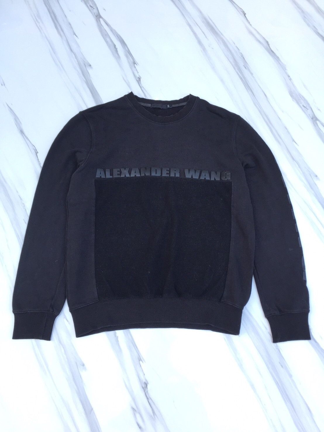 Alexander Wang alexander wang spellout crewneck Size US L / EU 52-54 / 3 - 3 Thumbnail