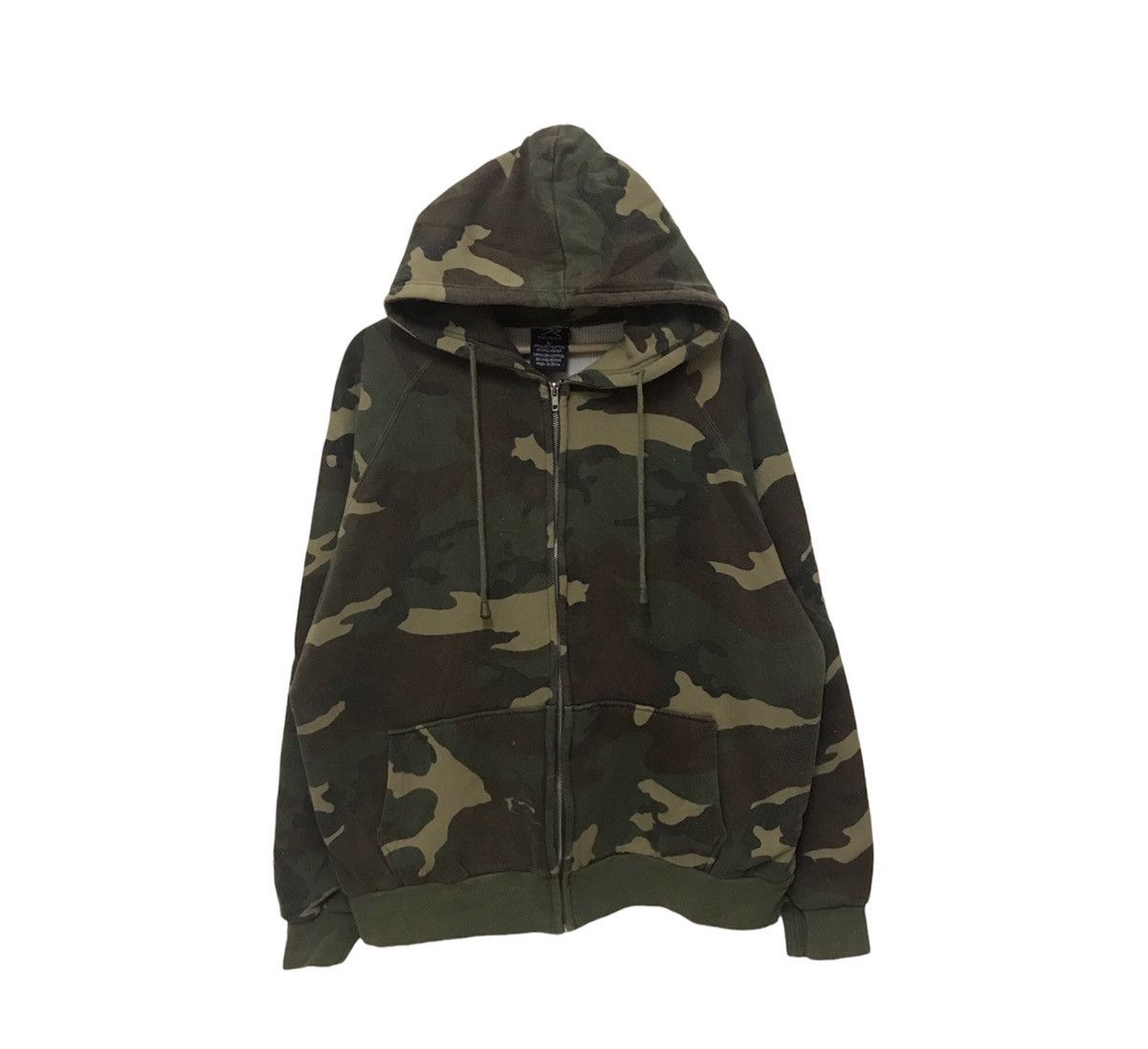 Vintage Streetwear Camouflage Army Hoodie Sweatshirt