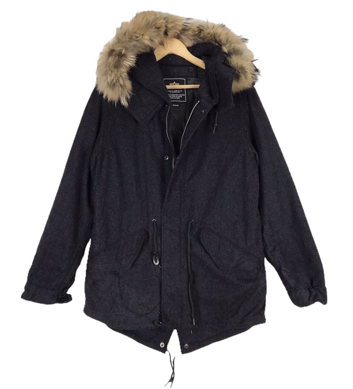 Alpha Industries Alpha Industries Racoon Fur Wool Parka Size US S / EU 44-46 / 1 - 1 Thumbnail