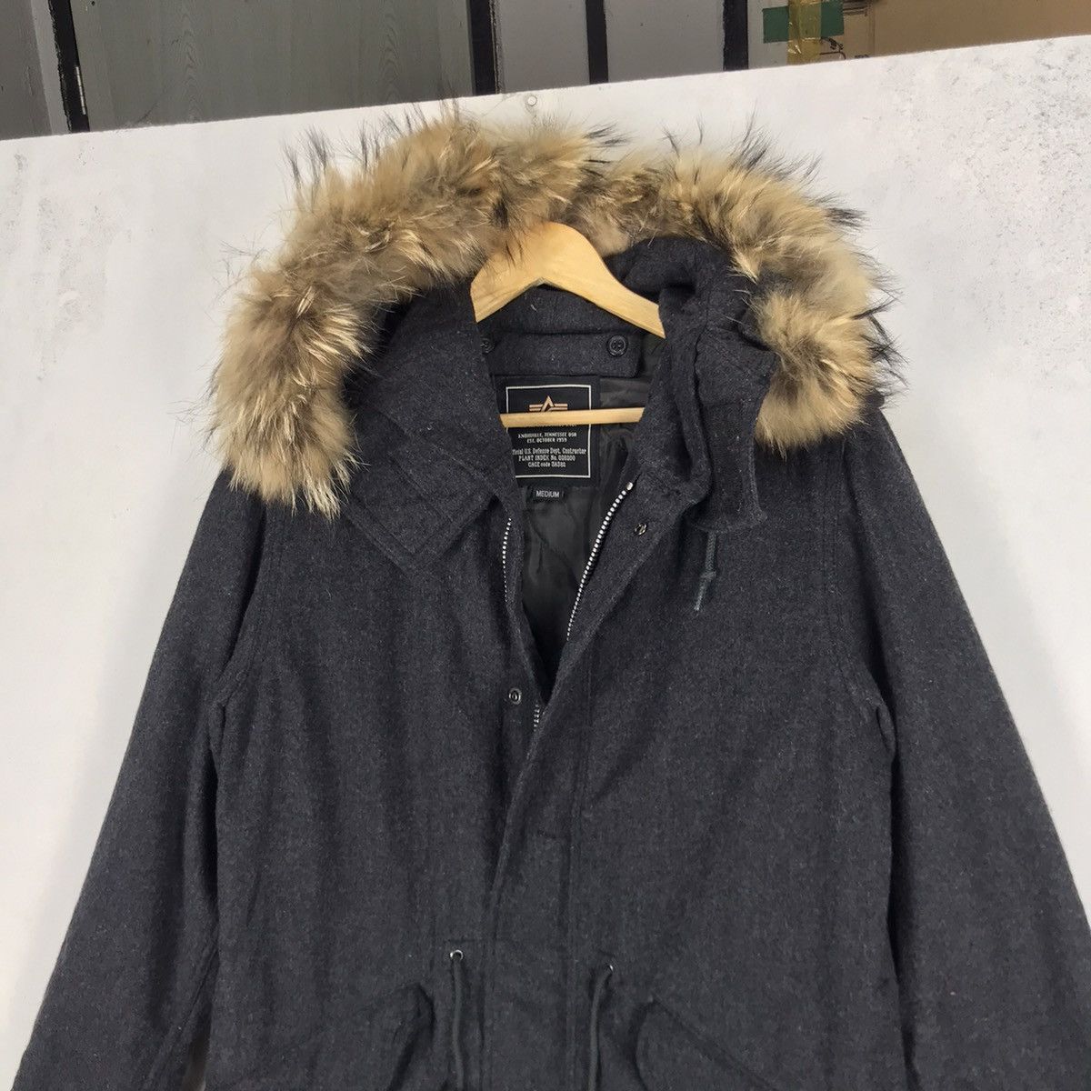 Alpha Industries Alpha Industries Racoon Fur Wool Parka Size US S / EU 44-46 / 1 - 13 Thumbnail