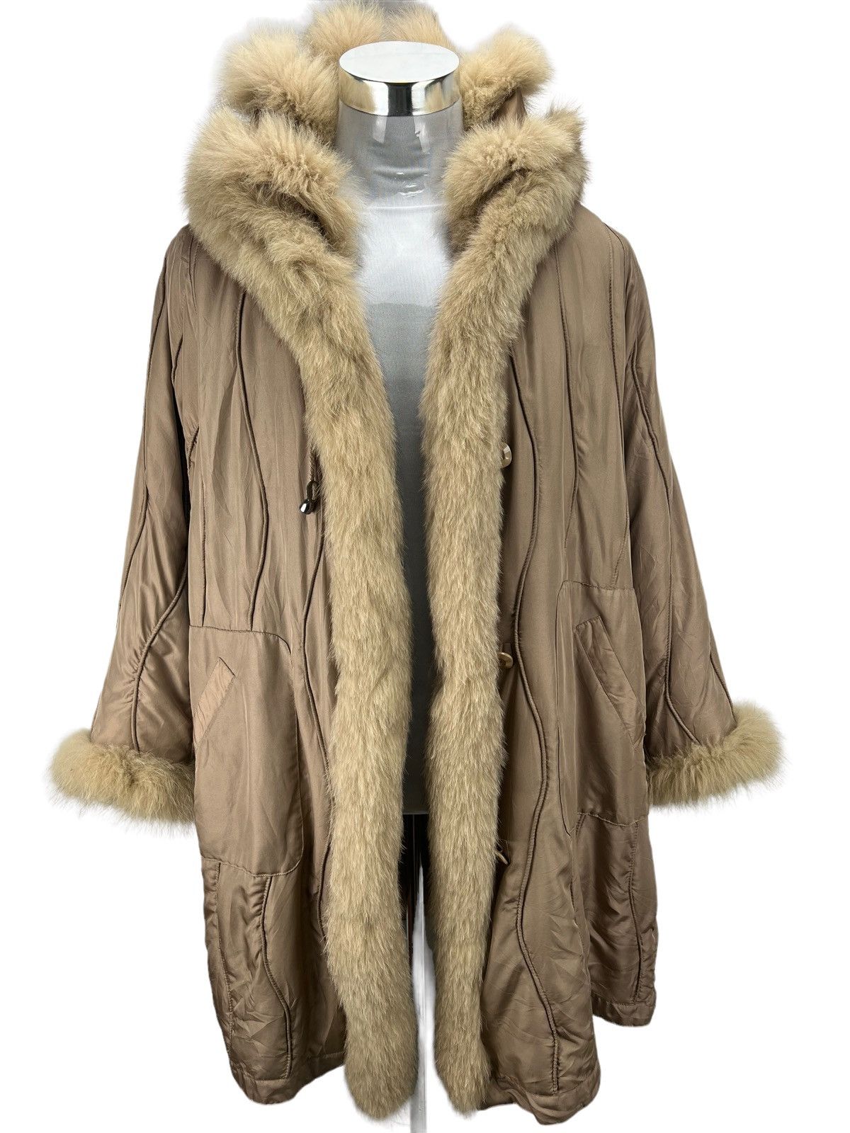 Sagafurs Rare Saga Fox of Scandinavia Fox Fur Trim Coat Jacket Size US L / EU 52-54 / 3 - 2 Thumbnail