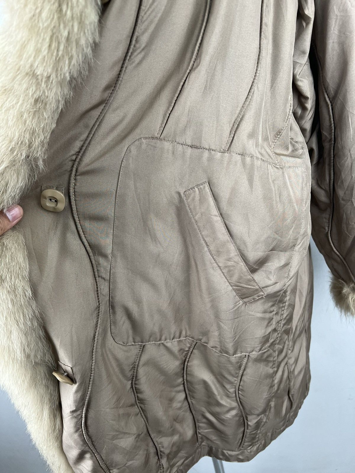 Sagafurs Rare Saga Fox of Scandinavia Fox Fur Trim Coat Jacket Size US L / EU 52-54 / 3 - 20 Thumbnail