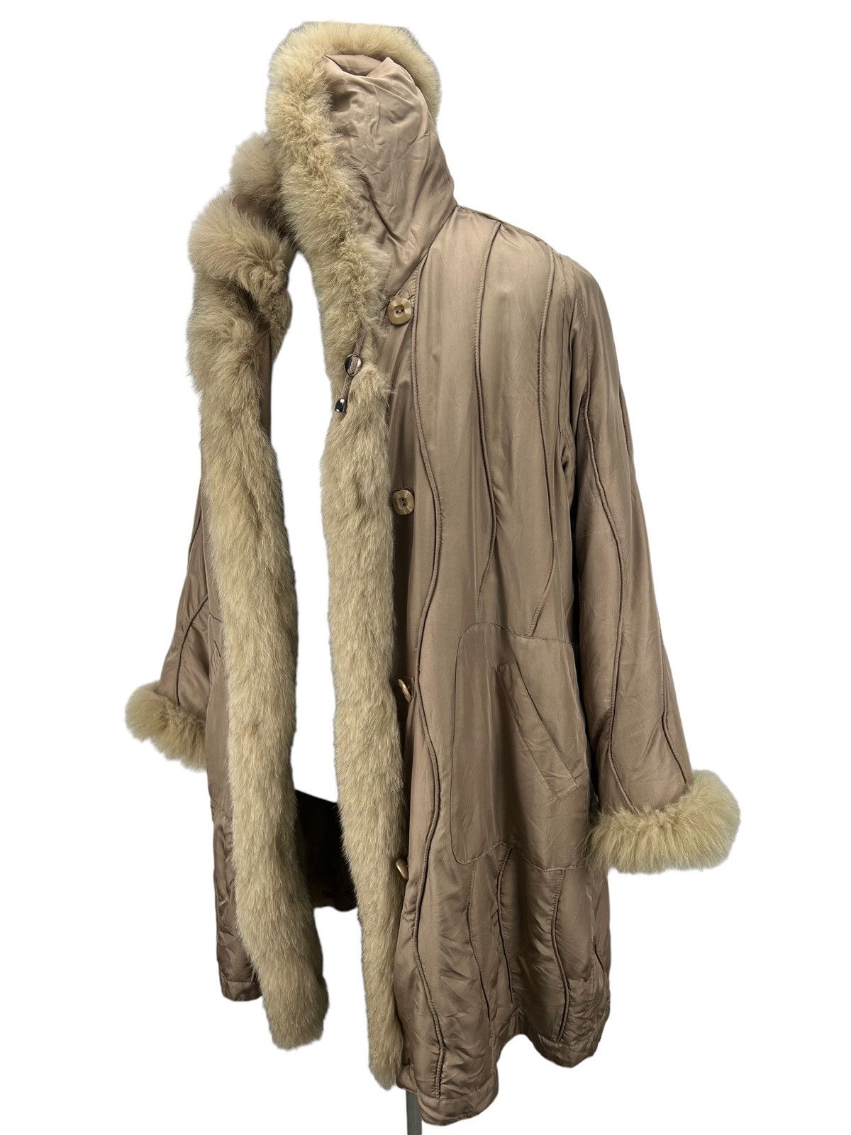 Sagafurs Rare Saga Fox of Scandinavia Fox Fur Trim Coat Jacket Size US L / EU 52-54 / 3 - 3 Thumbnail
