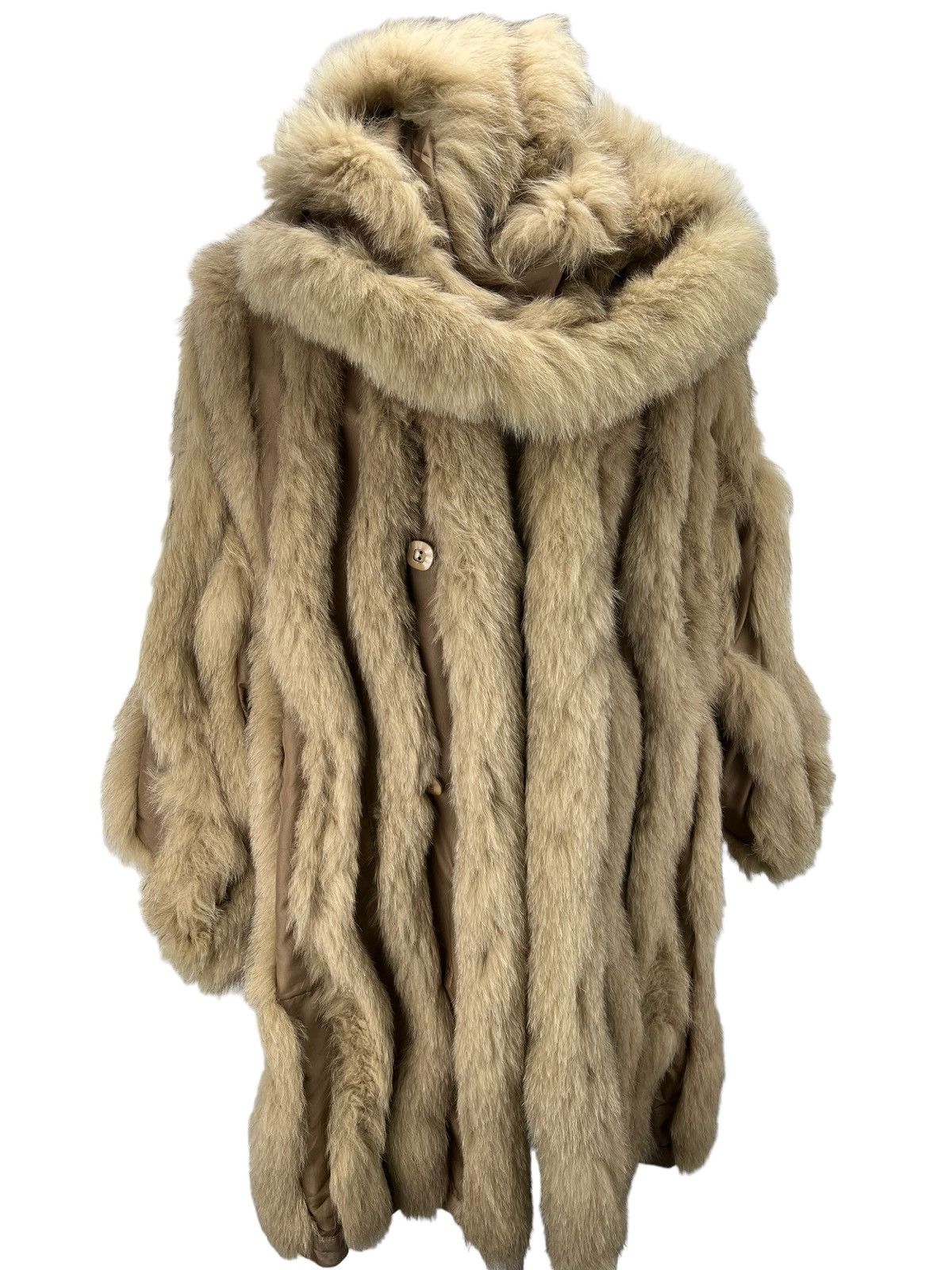 Sagafurs Rare Saga Fox of Scandinavia Fox Fur Trim Coat Jacket Size US L / EU 52-54 / 3 - 9 Thumbnail