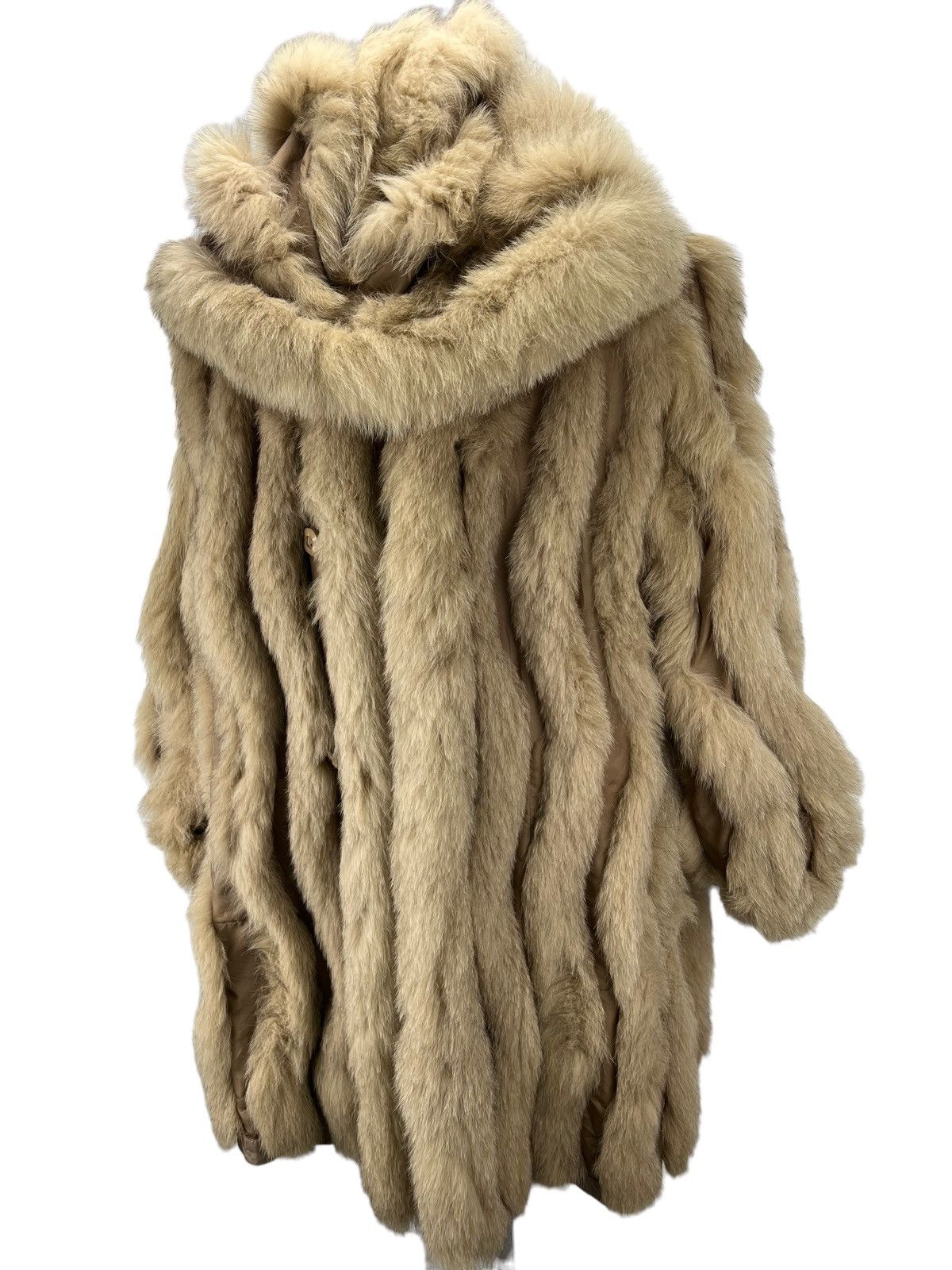 Sagafurs Rare Saga Fox of Scandinavia Fox Fur Trim Coat Jacket Size US L / EU 52-54 / 3 - 8 Thumbnail