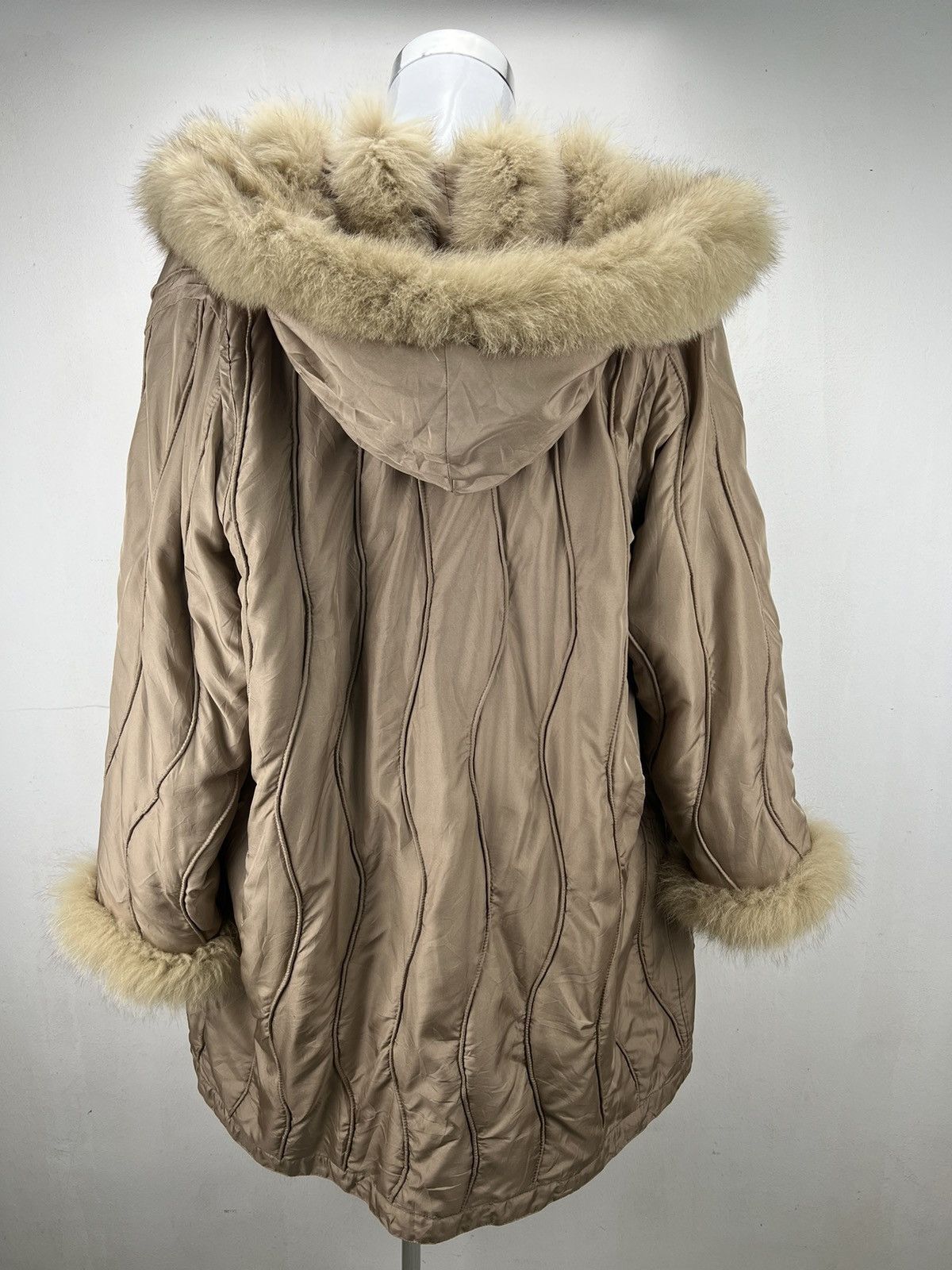 Sagafurs Rare Saga Fox of Scandinavia Fox Fur Trim Coat Jacket Size US L / EU 52-54 / 3 - 13 Thumbnail