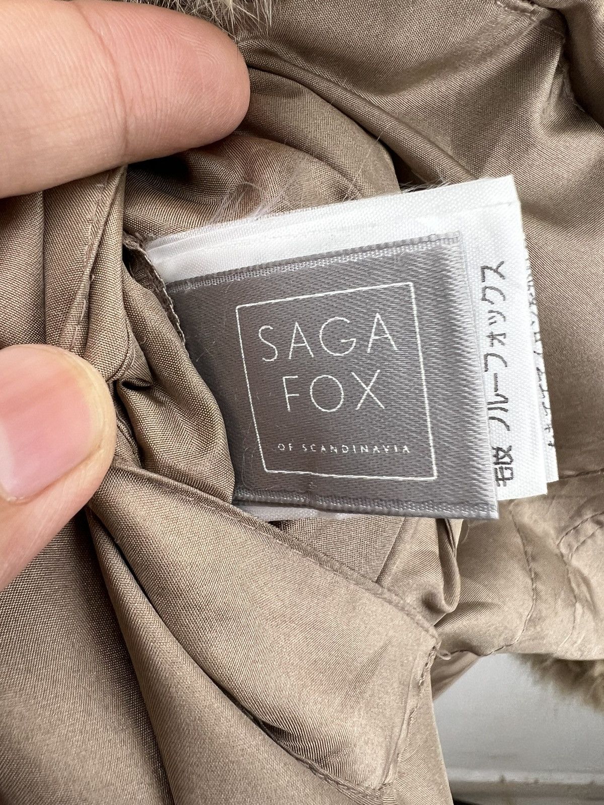 Sagafurs Rare Saga Fox of Scandinavia Fox Fur Trim Coat Jacket Size US L / EU 52-54 / 3 - 22 Thumbnail