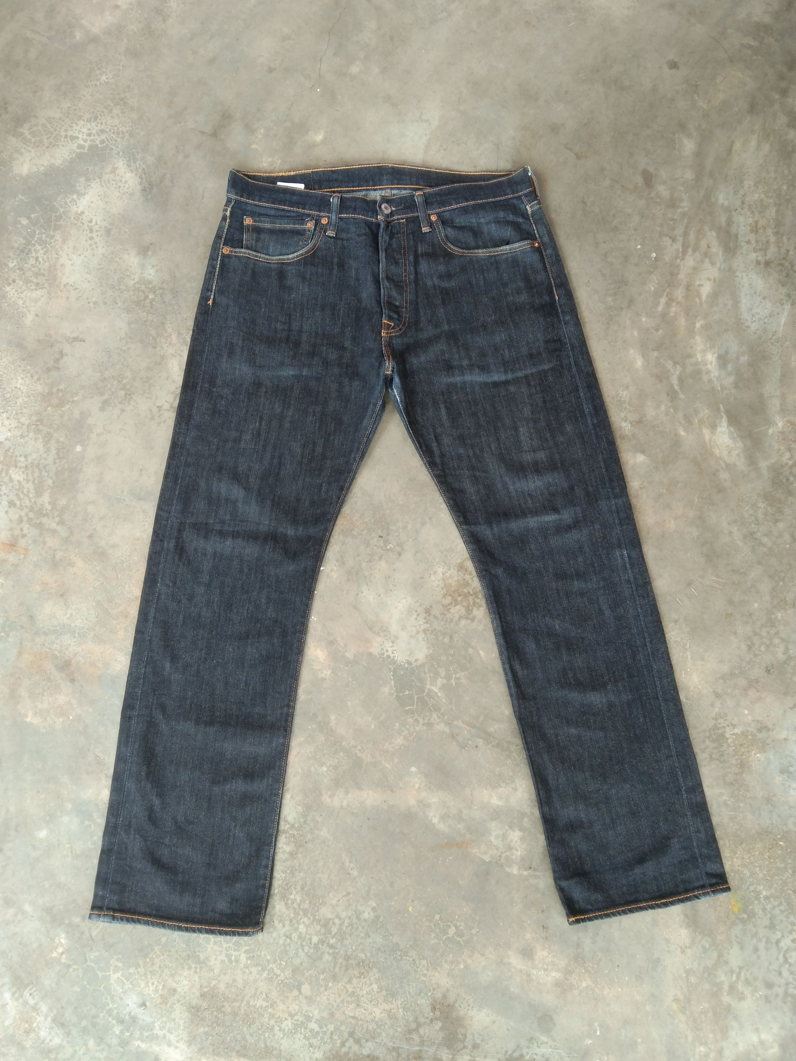 Vintage Dark Blue Denim Vintage Levi's 501 Jeans 34x30 Grailed