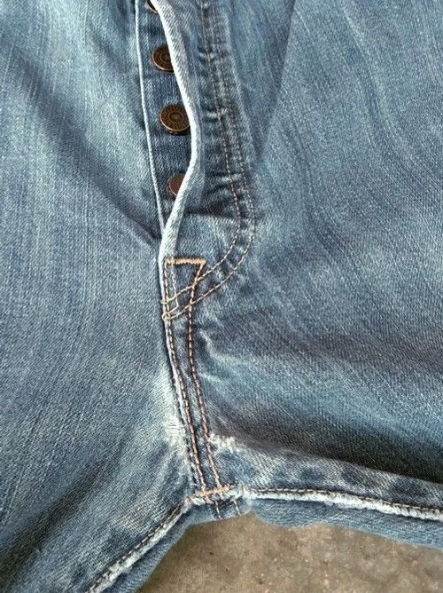 Levi's Vintage Levi's 501 Straight Leg Distressed Jeans 34x29 Size US 34 / EU 50 - 6 Thumbnail