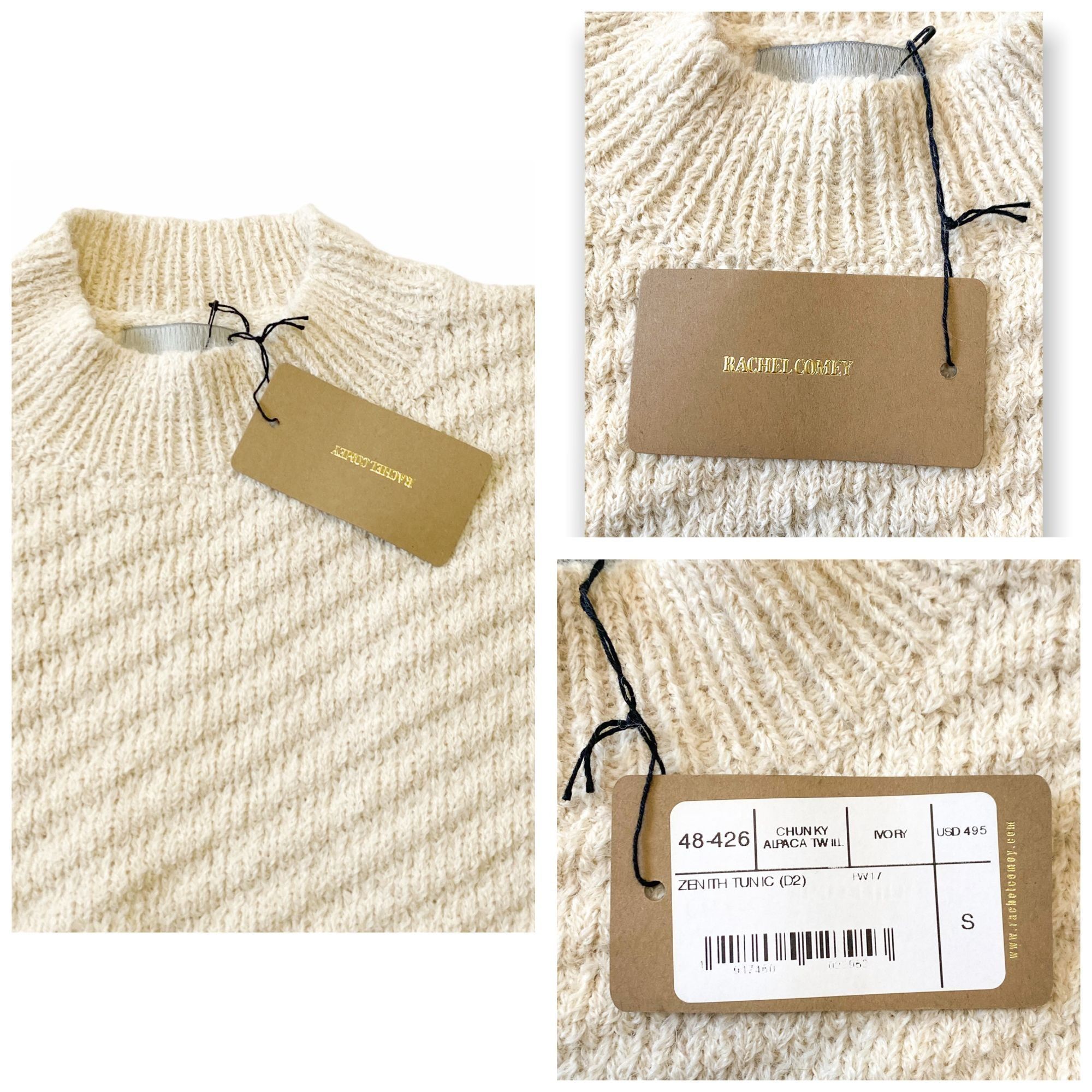 Rachel Comey Rachel Comey Alpaca Zenith Tunic sweater, Size S NWT Size S / US 4 / IT 40 - 8 Thumbnail