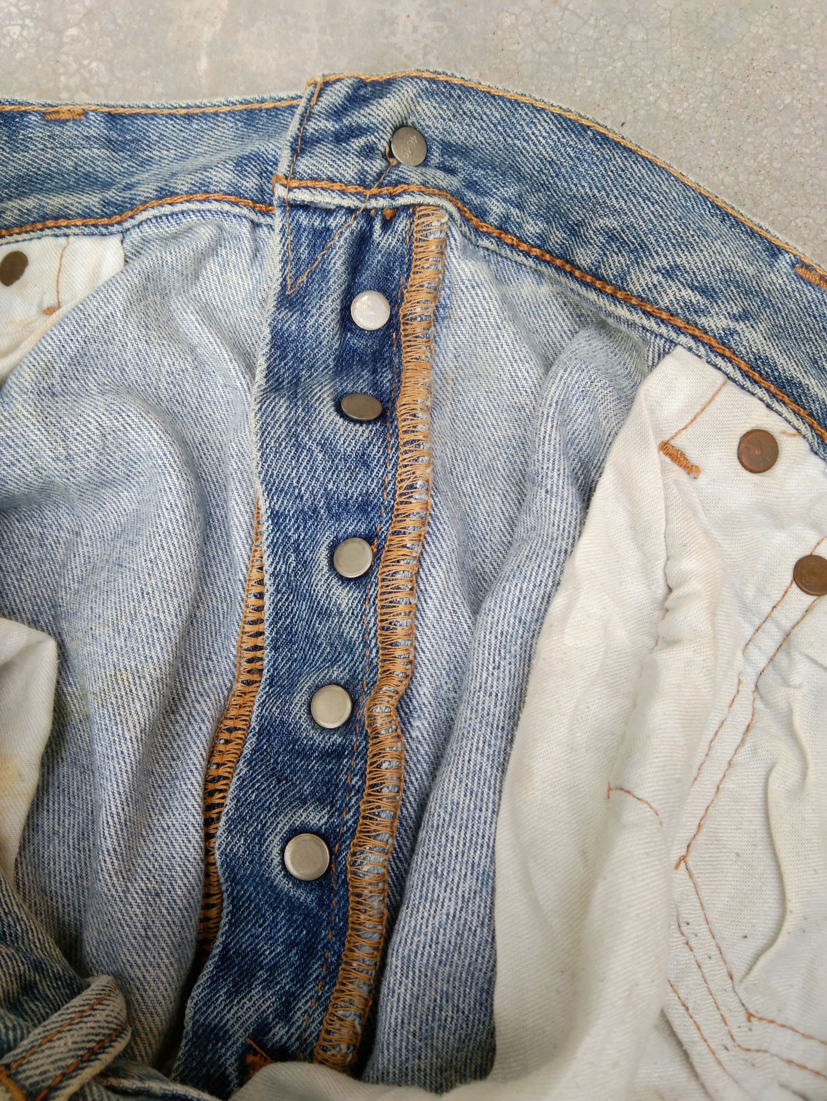 Levi's Vintage Levi's 501 Dirty Distressed Jeans 40x32 Size US 40 / EU 56 - 12 Thumbnail