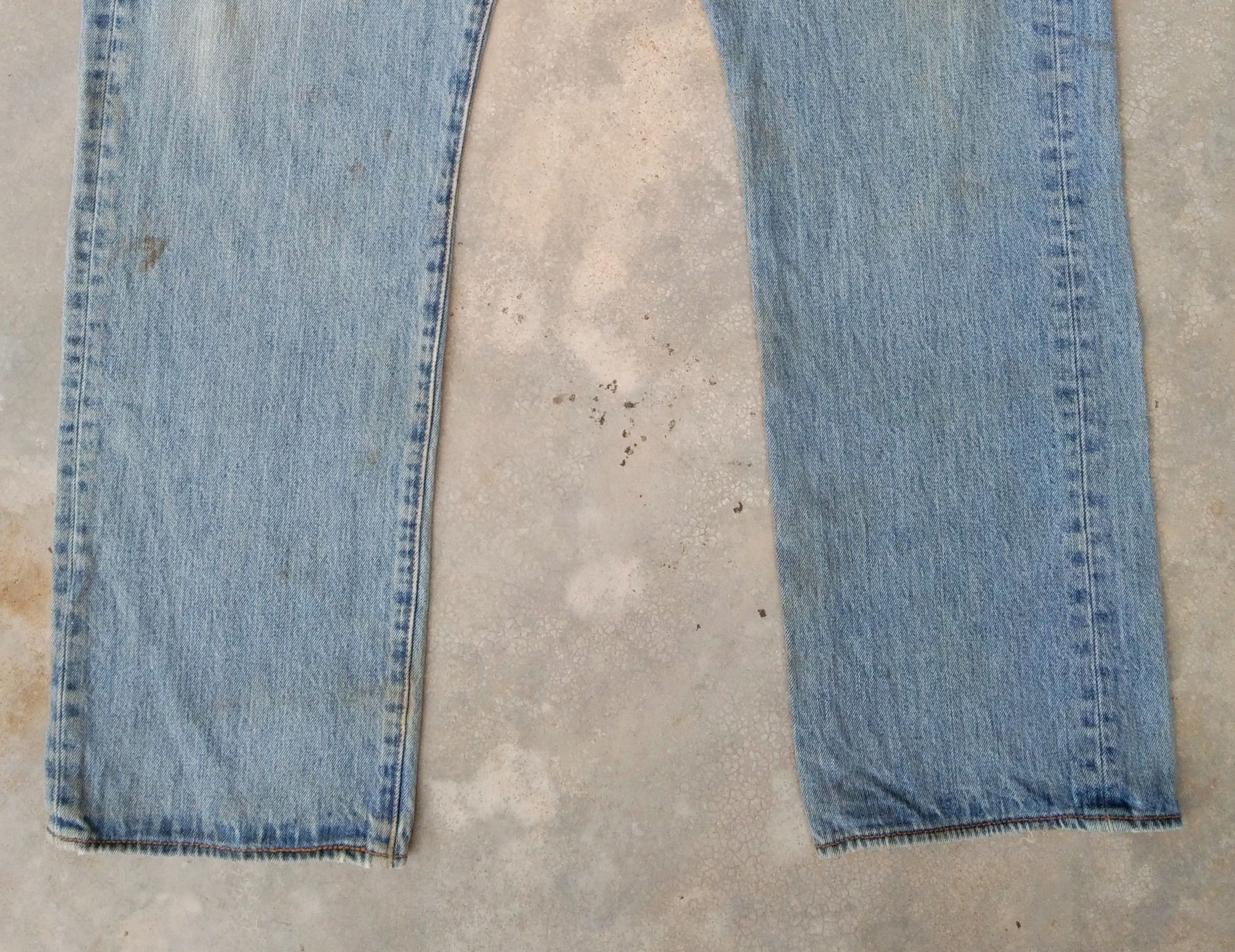 Levi's Vintage Levi's 501 Dirty Distressed Jeans 40x32 Size US 40 / EU 56 - 7 Thumbnail