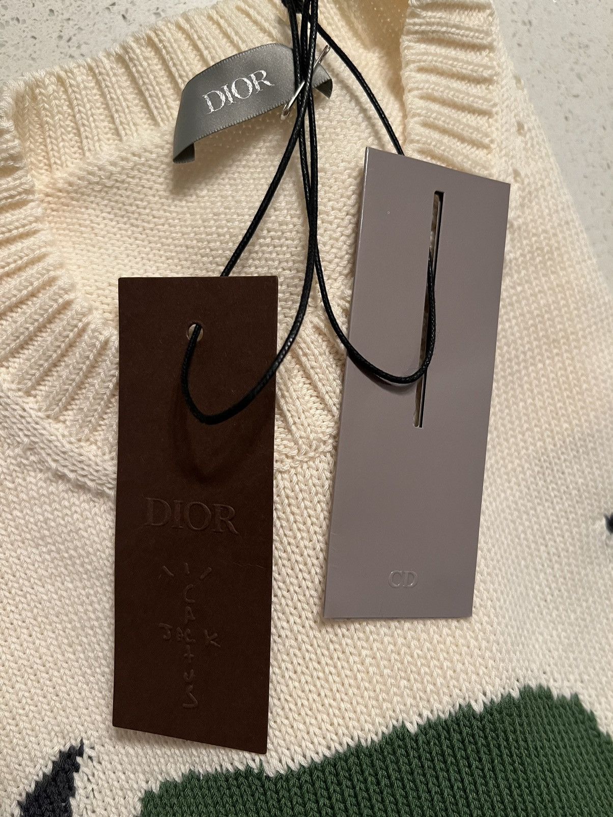 Dior × Travis Scott GRAIL Dior Cactus Jack Oversized Cream Devil Sweater Travis Size US M / EU 48-50 / 2 - 7 Thumbnail