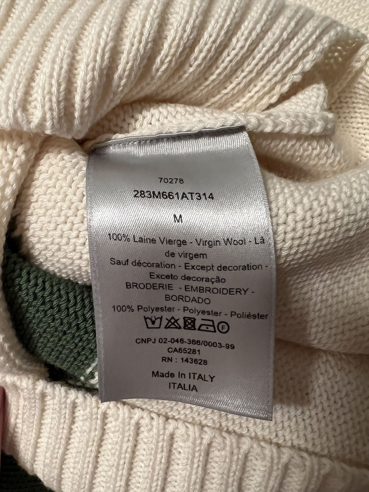 Dior × Travis Scott GRAIL Dior Cactus Jack Oversized Cream Devil Sweater Travis Size US M / EU 48-50 / 2 - 10 Thumbnail