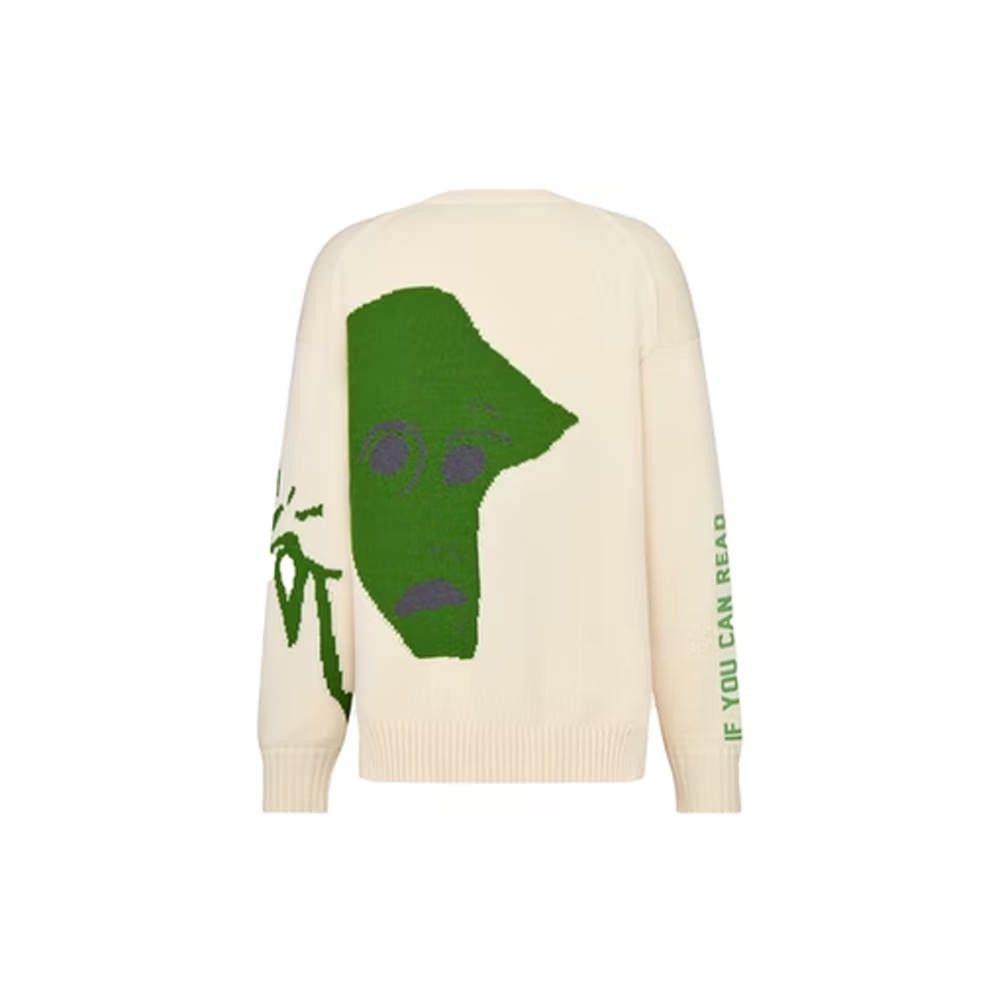 Dior × Travis Scott GRAIL Dior Cactus Jack Oversized Cream Devil Sweater Travis Size US M / EU 48-50 / 2 - 6 Thumbnail