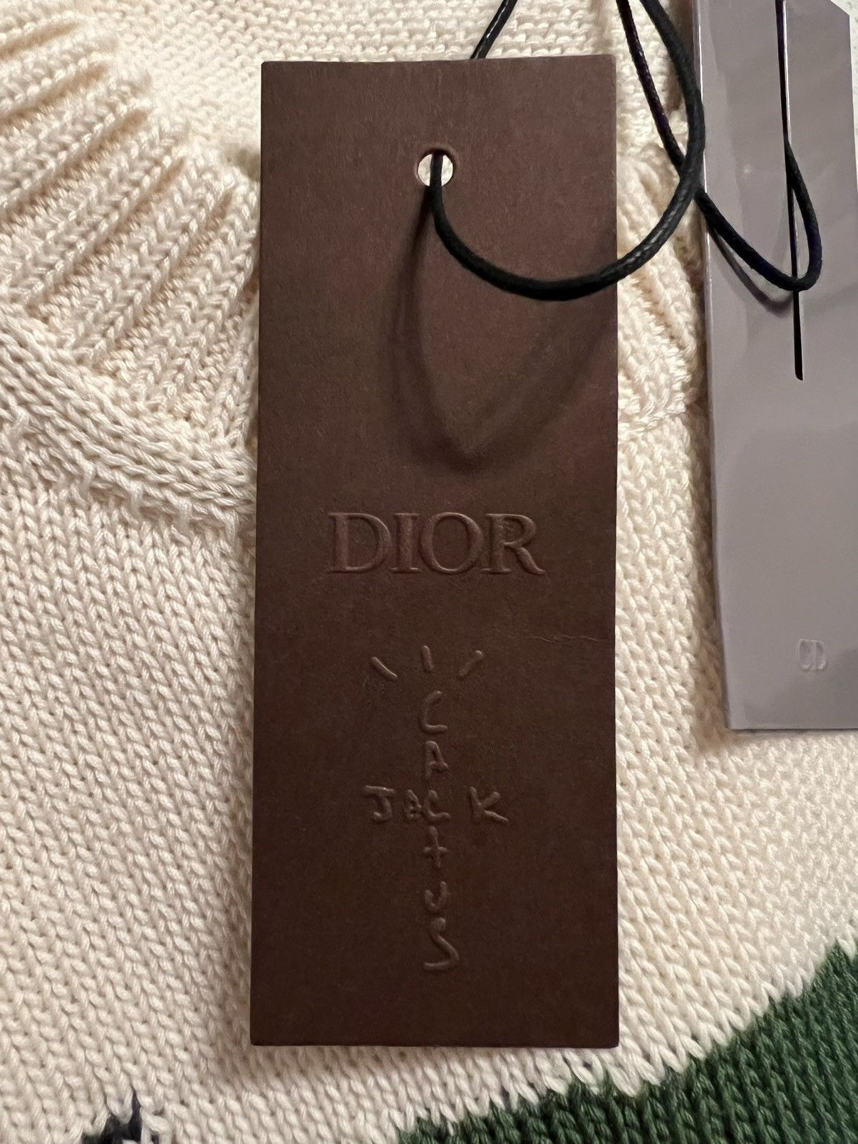 Dior × Travis Scott GRAIL Dior Cactus Jack Oversized Cream Devil Sweater Travis Size US M / EU 48-50 / 2 - 8 Thumbnail