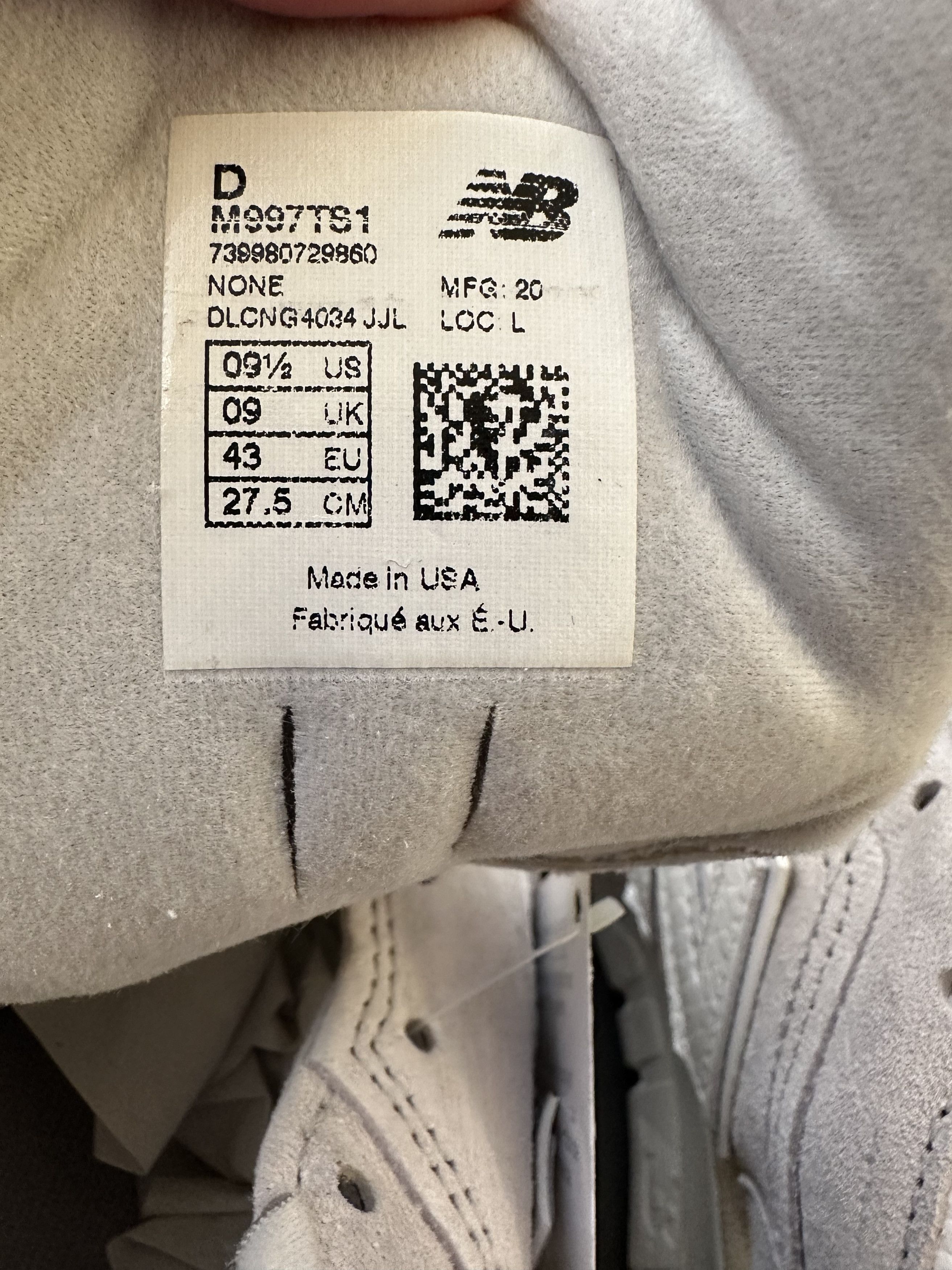 New Balance × Todd Snyder Todd Snyder x New Balance 997 Chalk Stripe Size US 9.5 / EU 42-43 - 6 Thumbnail