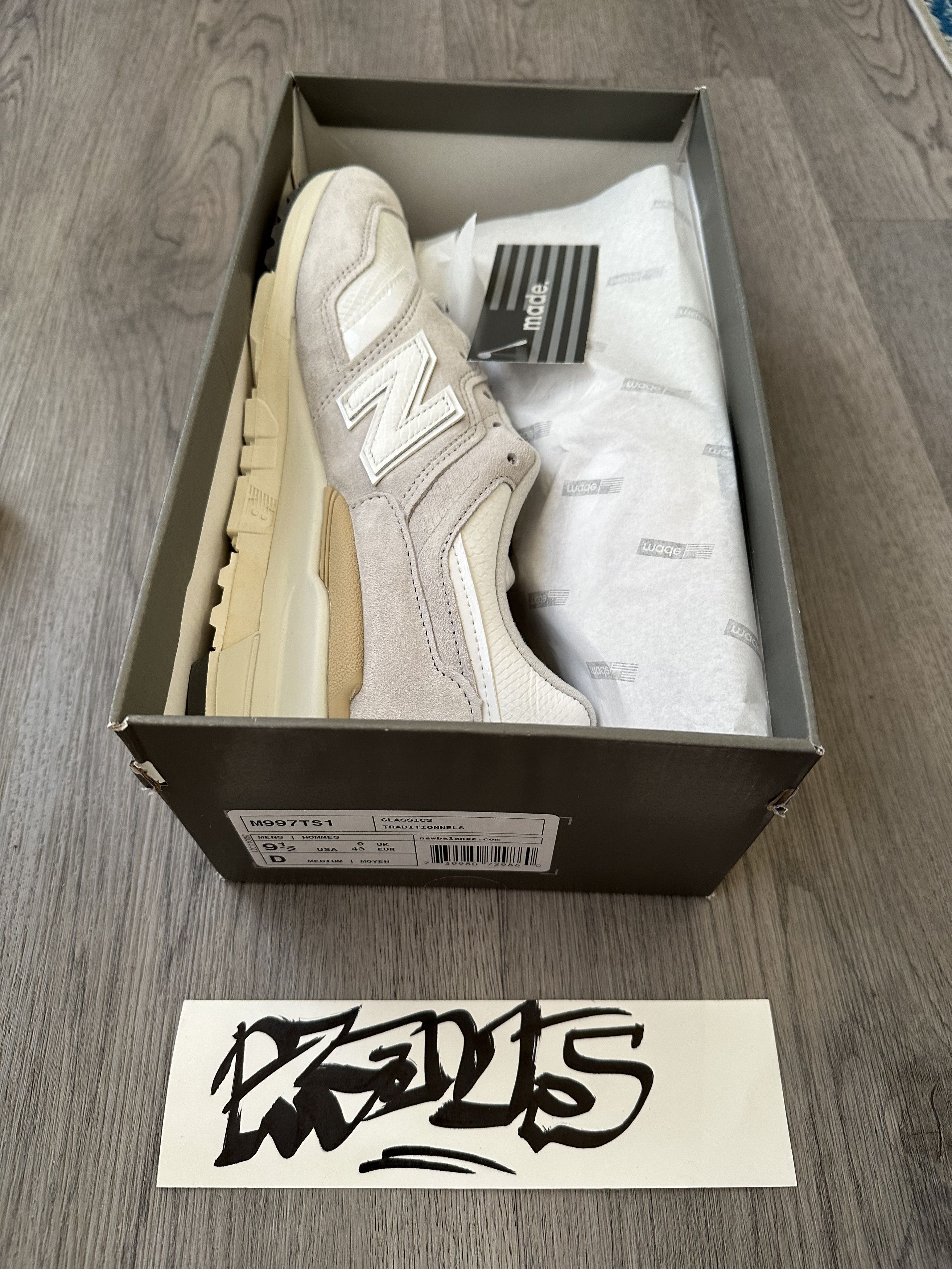 New Balance × Todd Snyder Todd Snyder x New Balance 997 Chalk Stripe Size US 9.5 / EU 42-43 - 3 Thumbnail