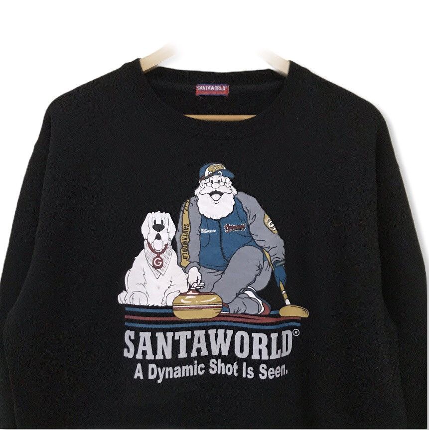 Santa Cruz Skateboards × Vintage Santa world a dynamic shot is seen sweatshirt Size US L / EU 52-54 / 3 - 4 Thumbnail